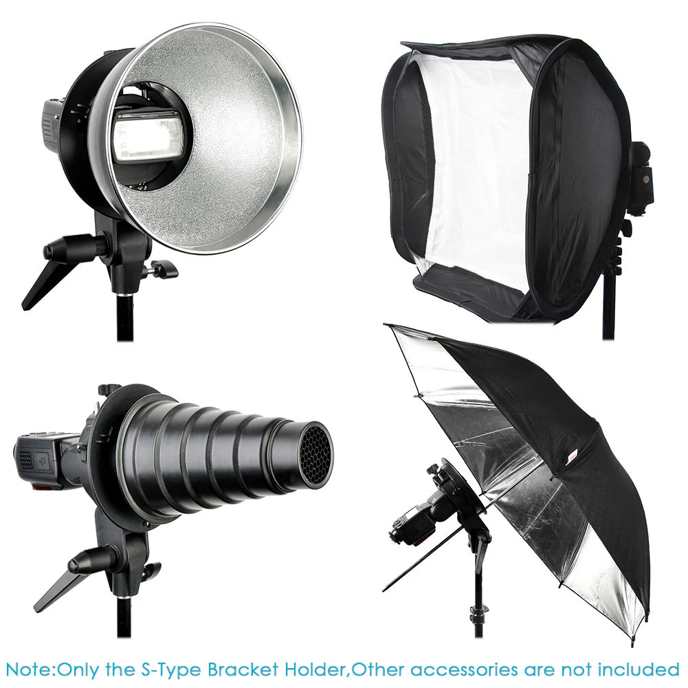 NEEWER S-Type Haltewinkel-Halter für Speedlite-Blitzvorsatz - Image 8