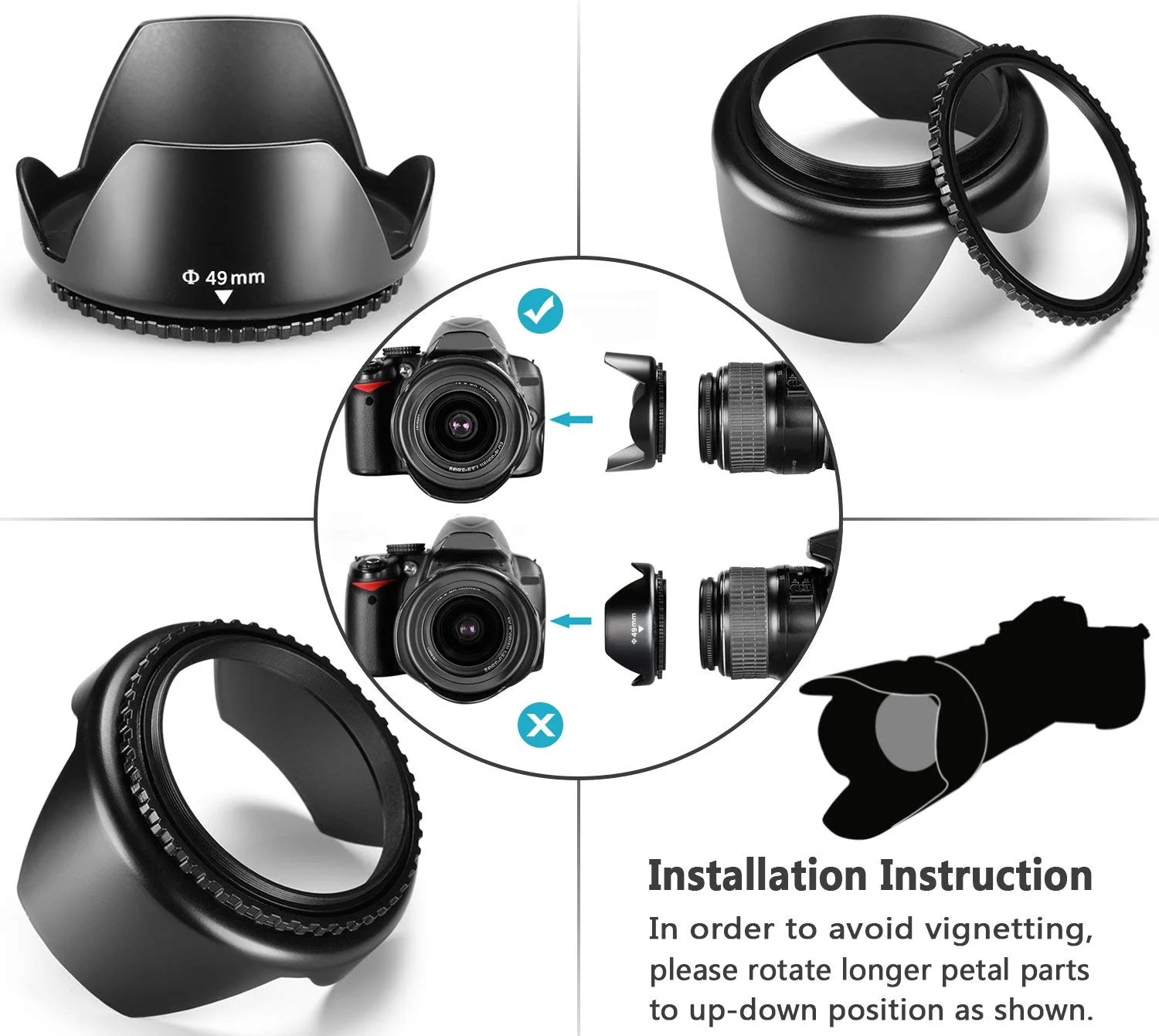 NEEWER UV/CPL/FLD/ND Objektiv Filter Set - Image 4
