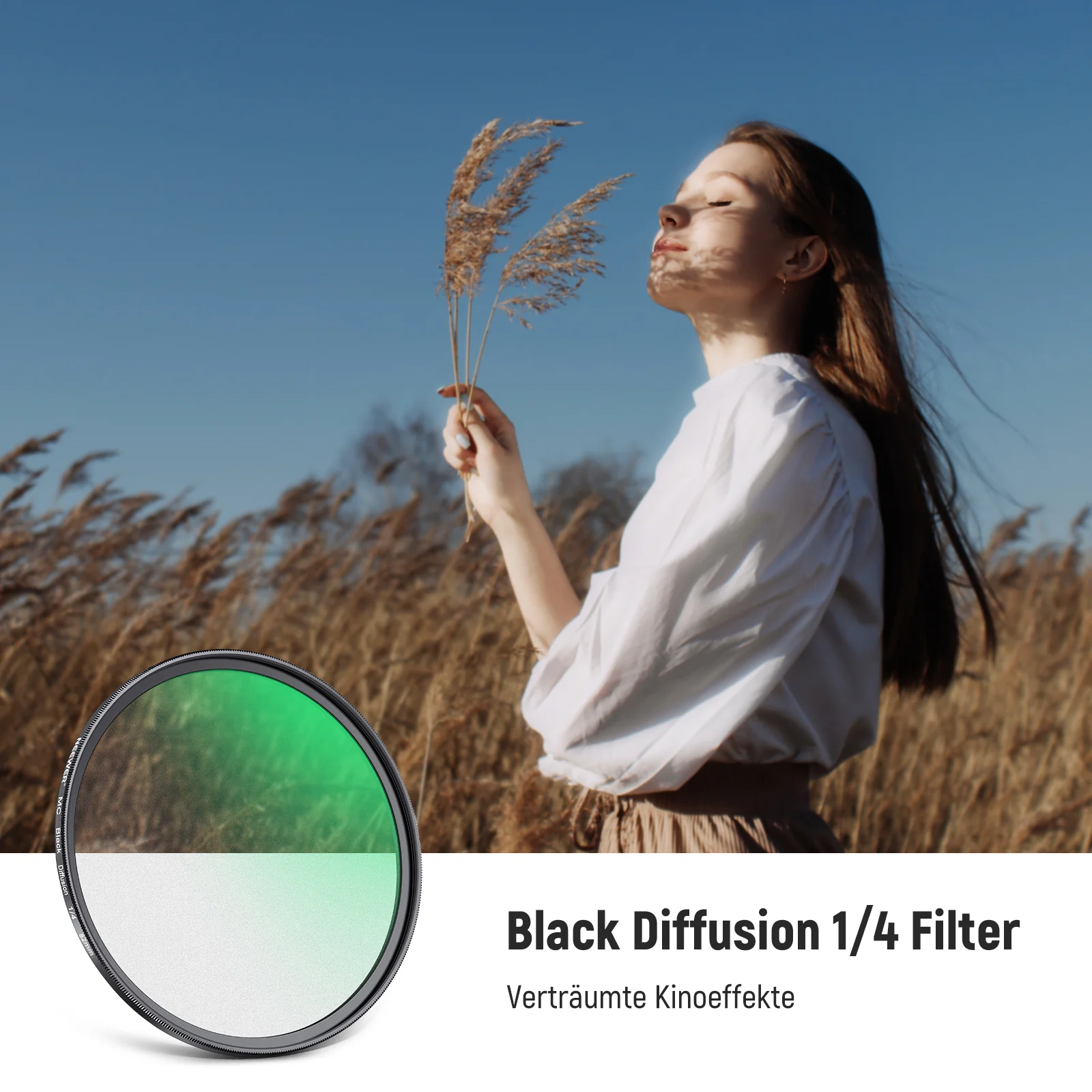 NEEWER Black Diffusion 1/4 Filter verträumter weicher Filter - Image 2
