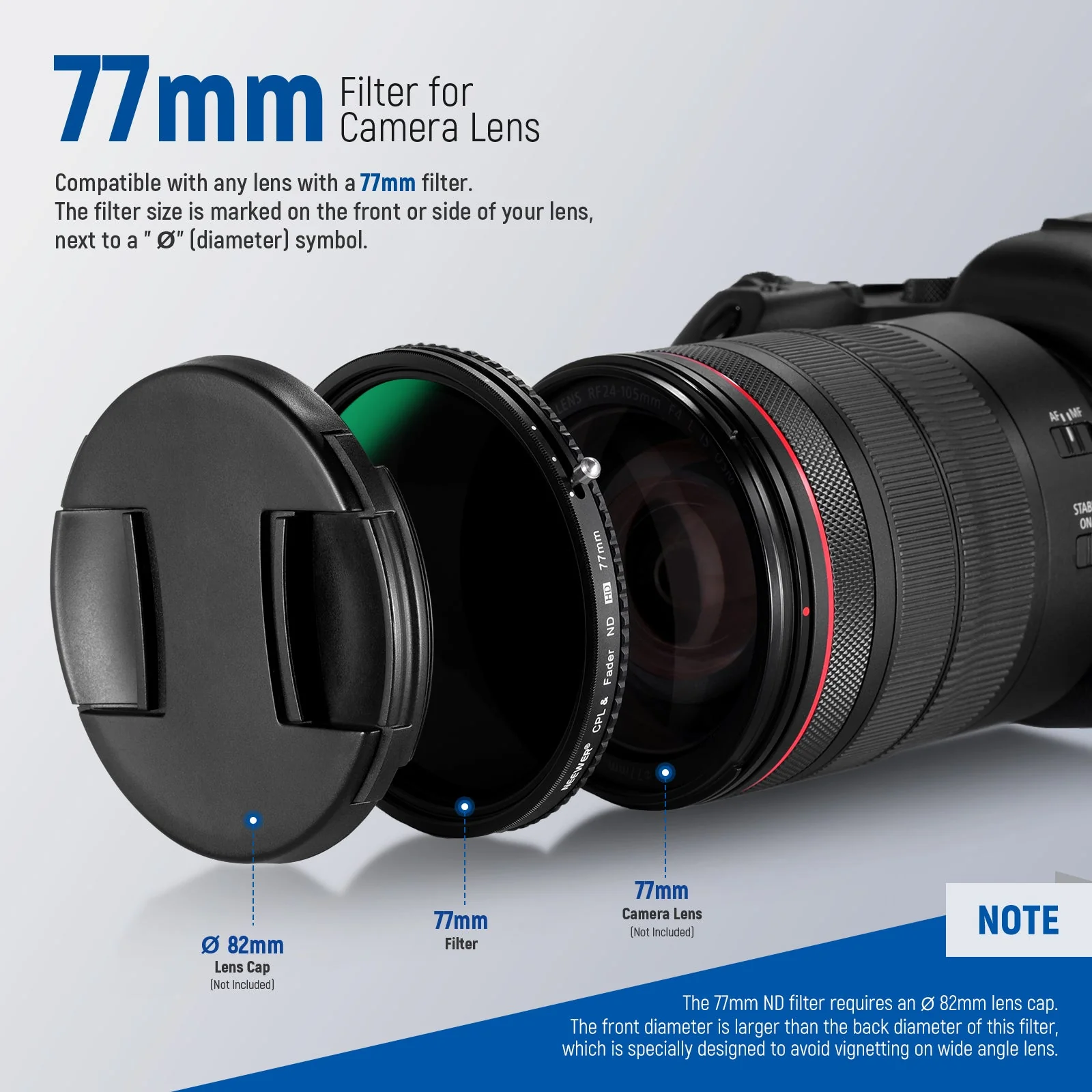 NEEWER 2 in 1 Variabler ND Filter ND2-ND32&CPL Filter - Image 11