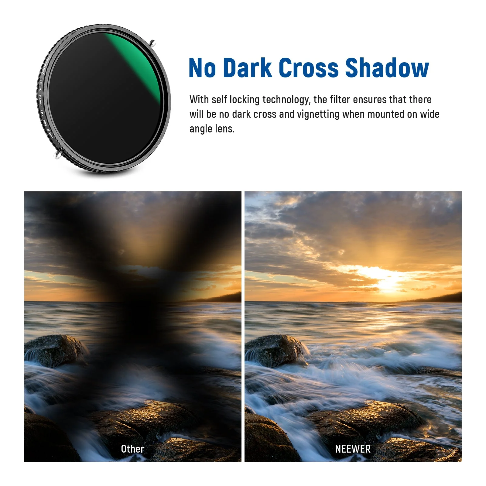 NEEWER 2 in 1 Variabler ND Filter ND2-ND32&CPL Filter - Image 3