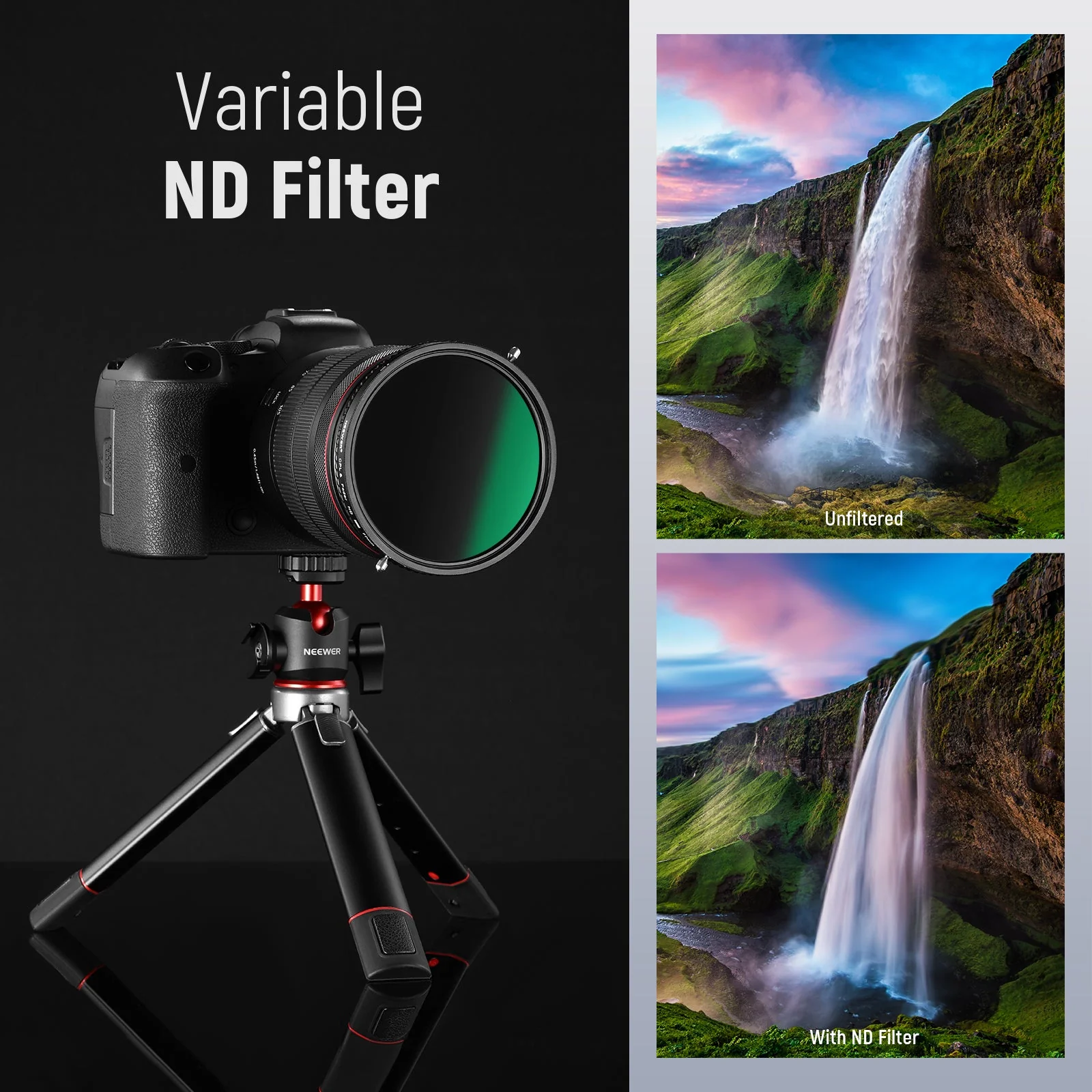 NEEWER 2 in 1 Variabler ND Filter ND2-ND32&CPL Filter - Image 6