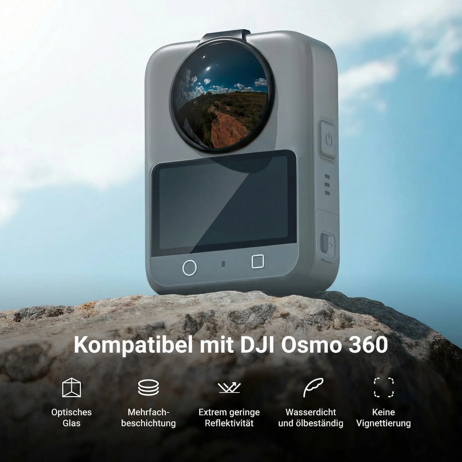 NEEWER 2er-Pack ND-Filter-Set für DJI Osmo 360 (ND8/16/32/64 & Displayschutz) - Image 20