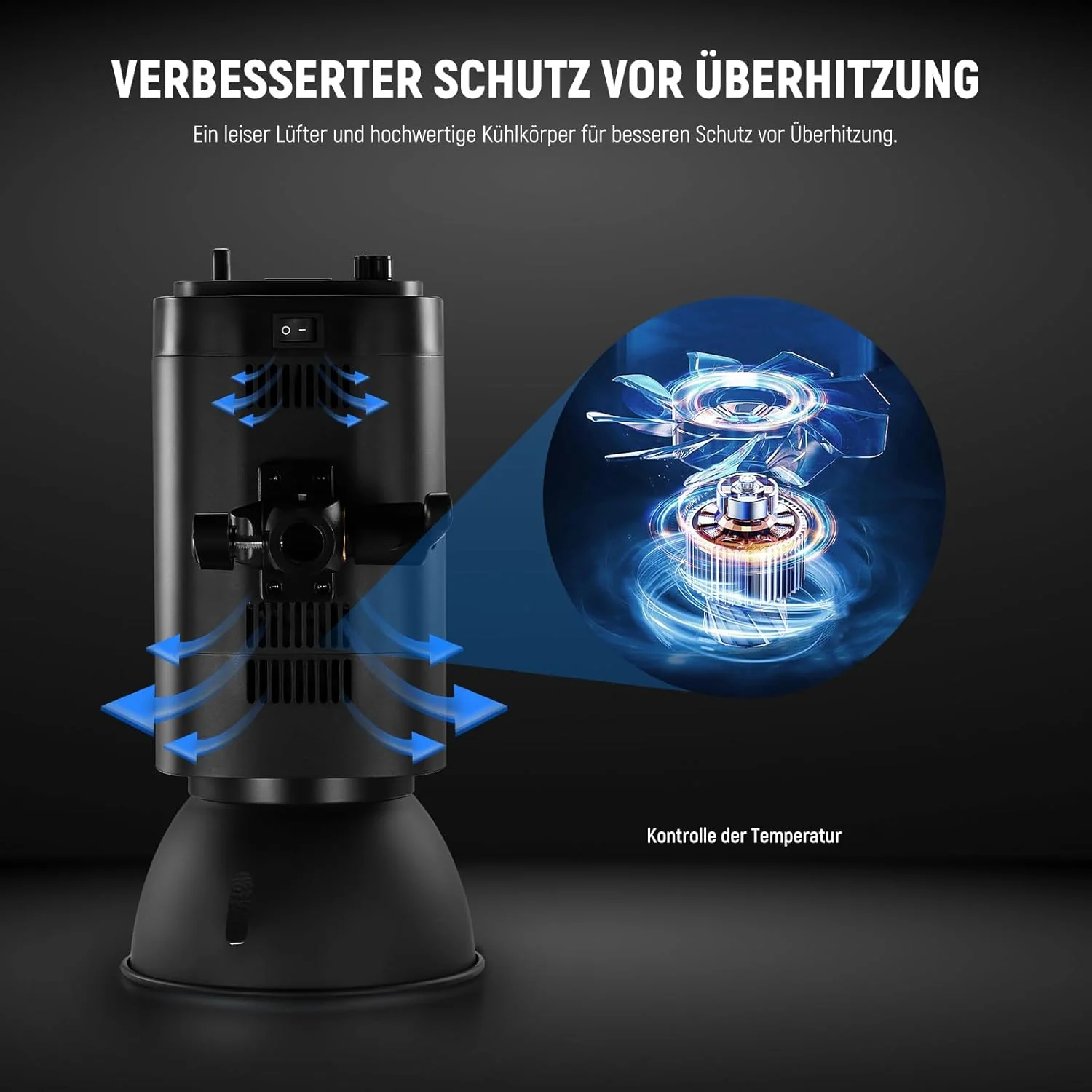 NEEWER 2er Pack S101-400W Studio Monolight Blitzlicht Set - Image 6