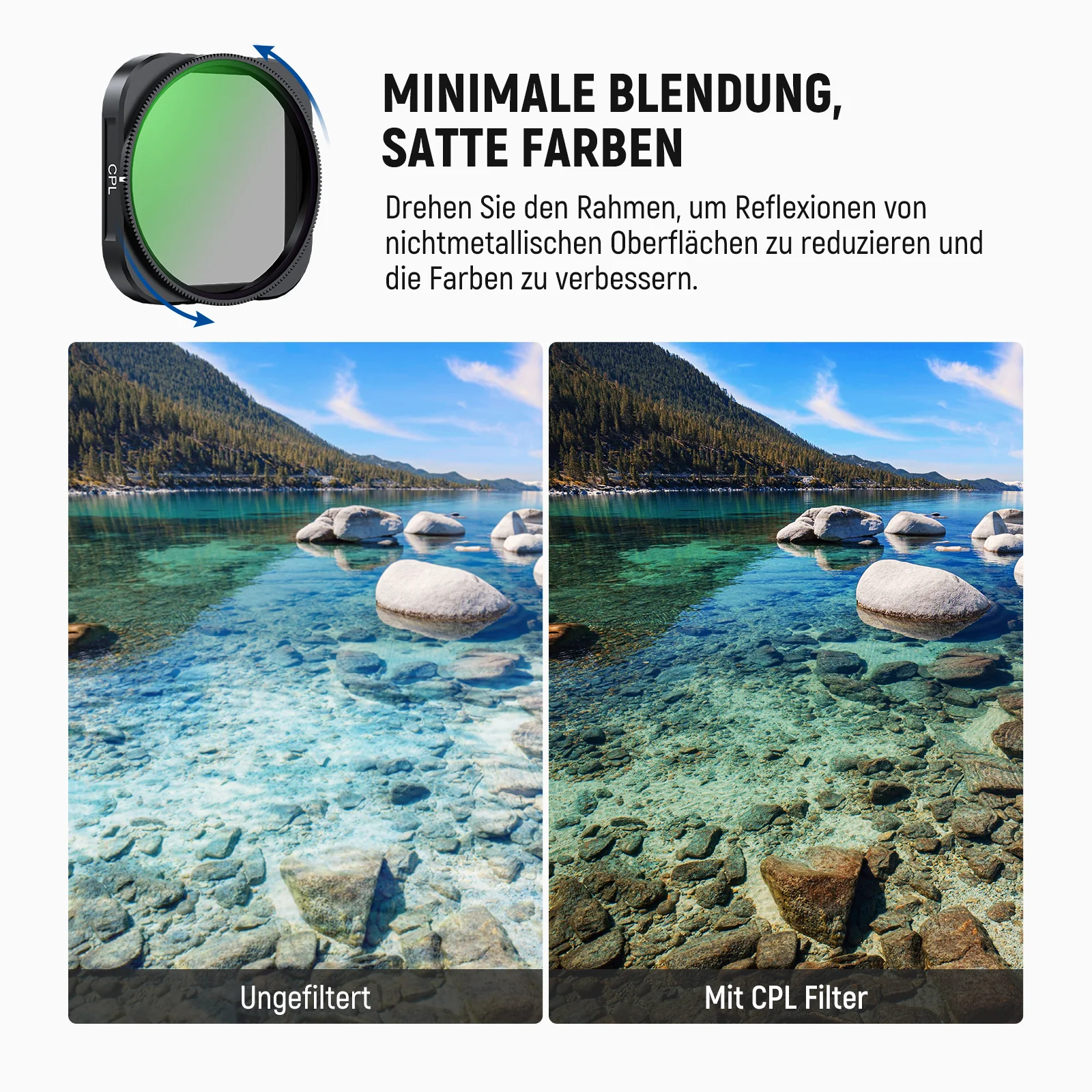 NEEWER FL-C29/FL-C30/FL-C31 4er Pack Filter Set Für Insta360 Ace Pro/Ace Pro 2 - Image 3