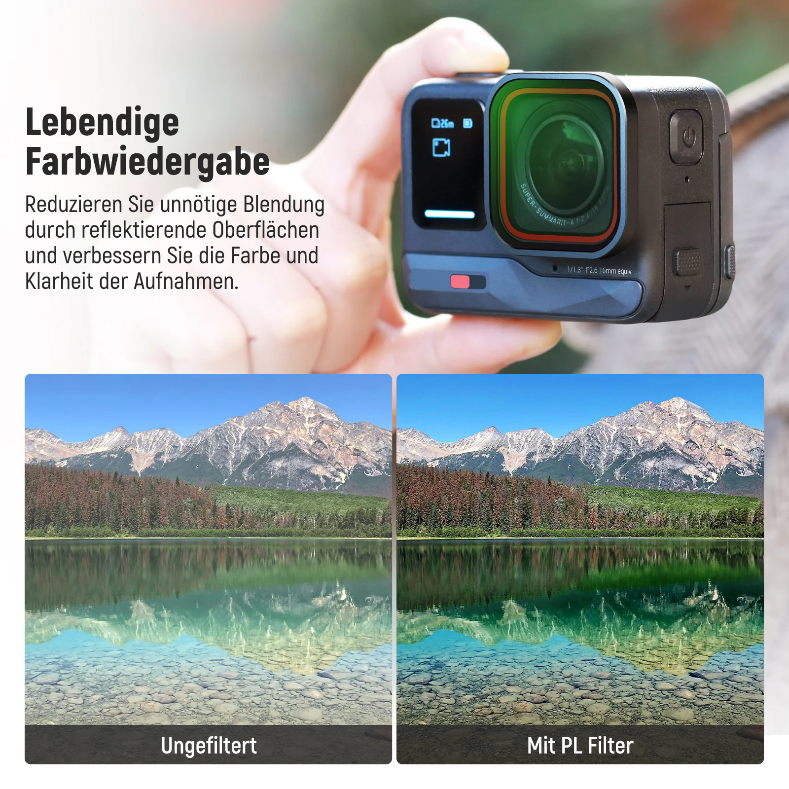 NEEWER 4er Pack ND und CPL Filter Set kompatibel mit Insta360 Ace Pro - Image 4