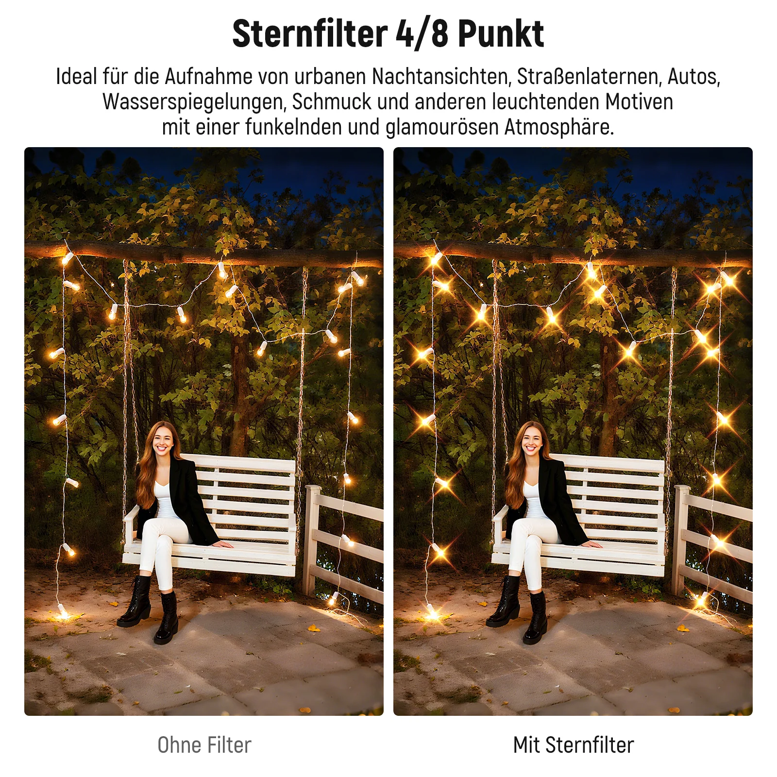NEEWER Verstellbarer Sternfilter 4/8 Punkte - Image 3