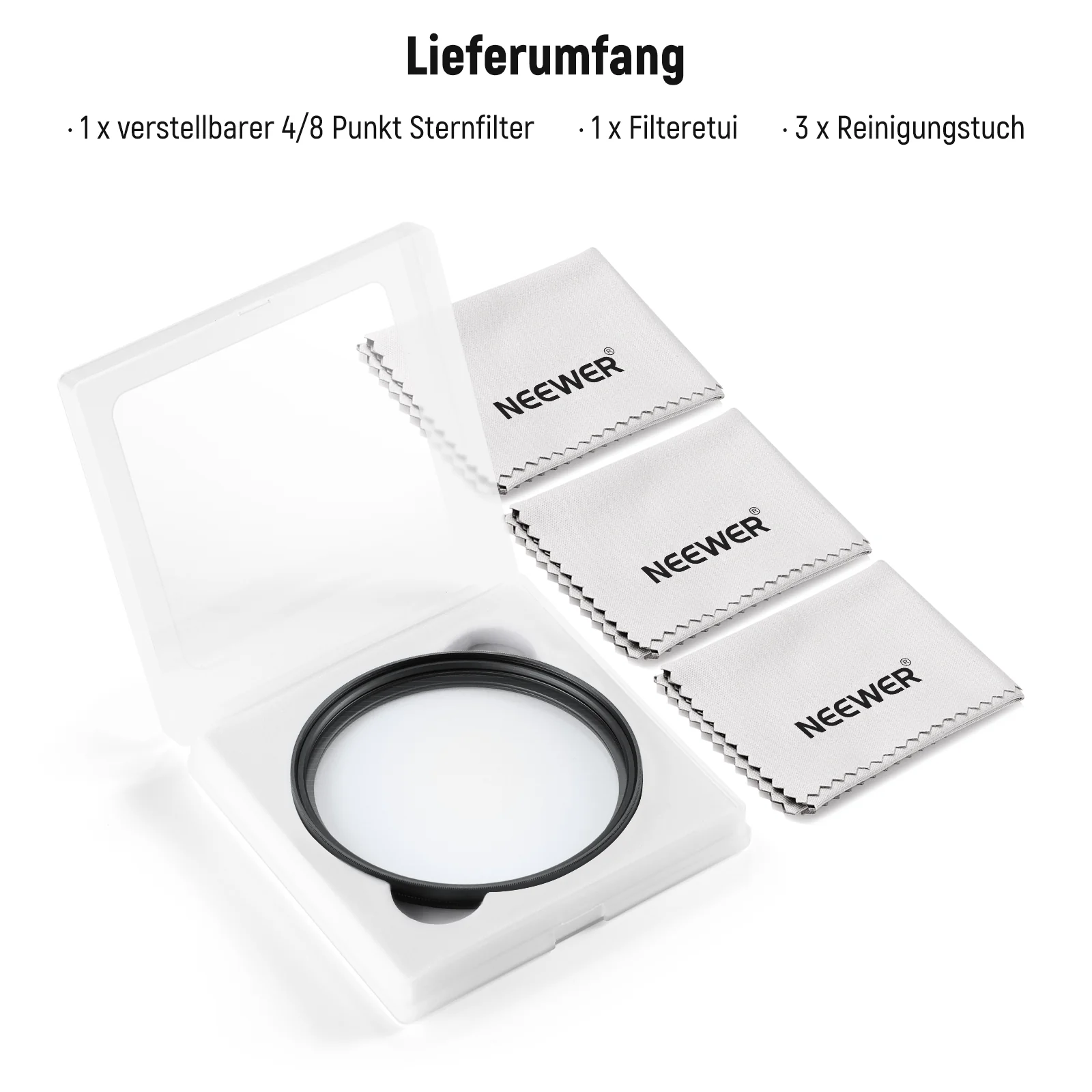 NEEWER Verstellbarer Sternfilter 4/8 Punkte - Image 36