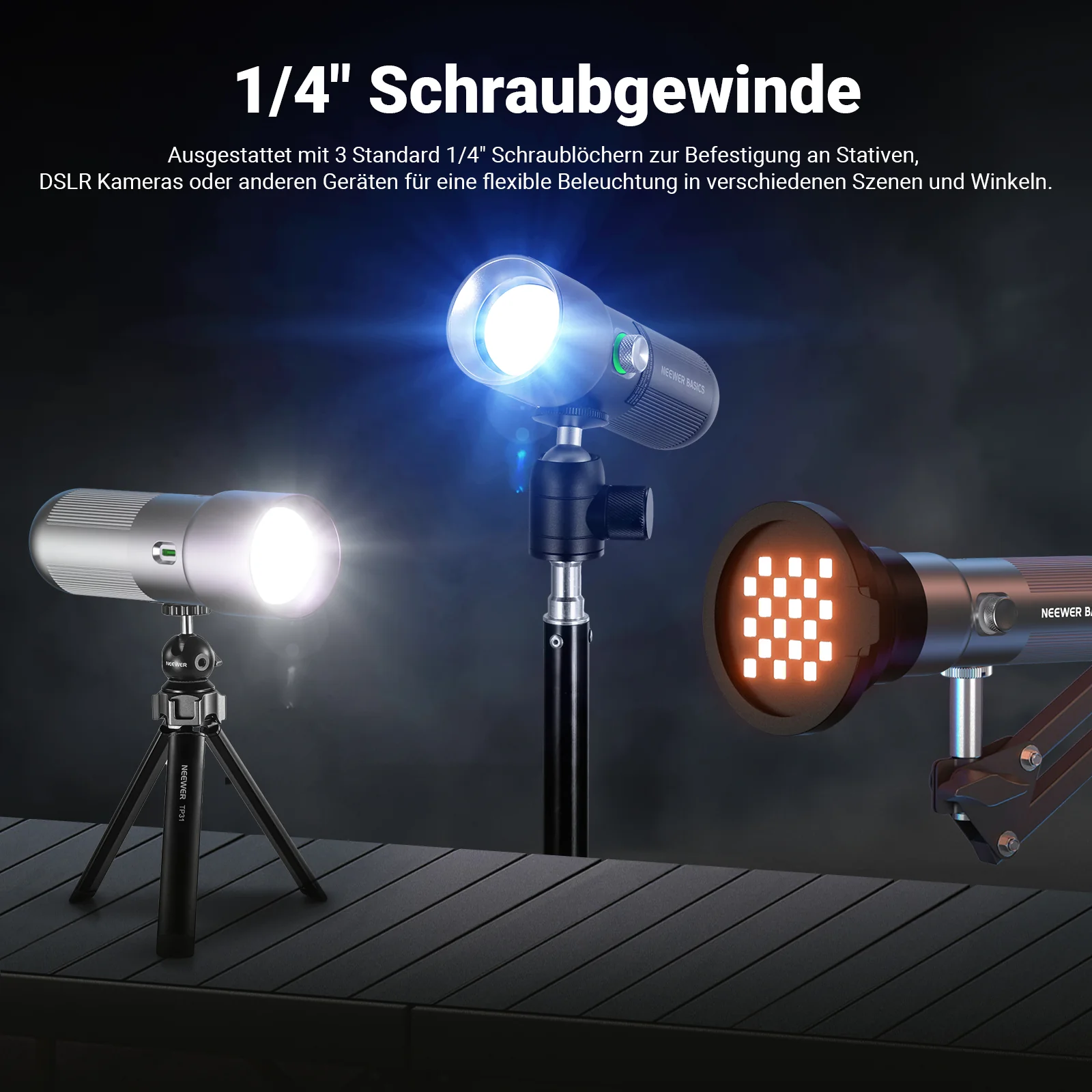 NEEWER BASICS FL10 Tragbare Fotografie Taschenlampe - Image 5