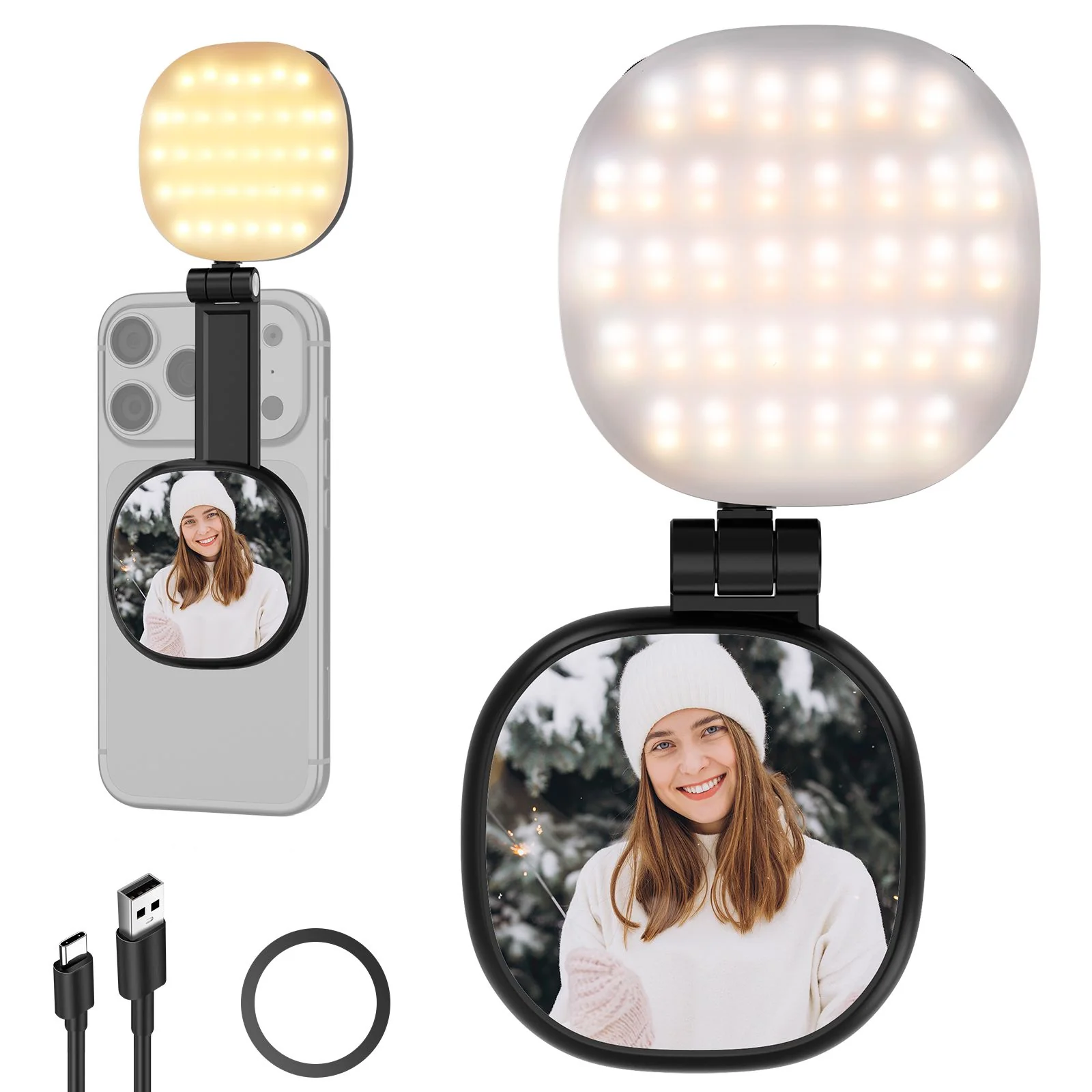 NEEWER BASICS NL72B Magnetisches Selfie Licht - Image 10