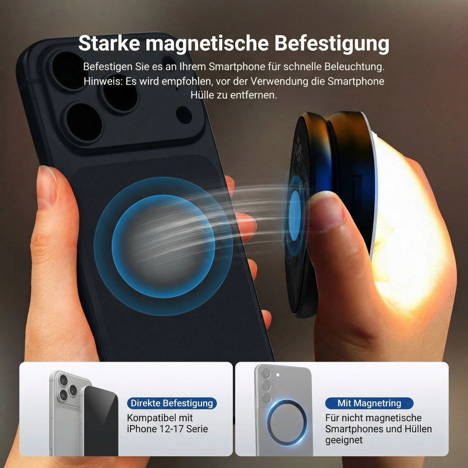 NEEWER BASICS NL72B Magnetisches Selfie Licht - Image 12