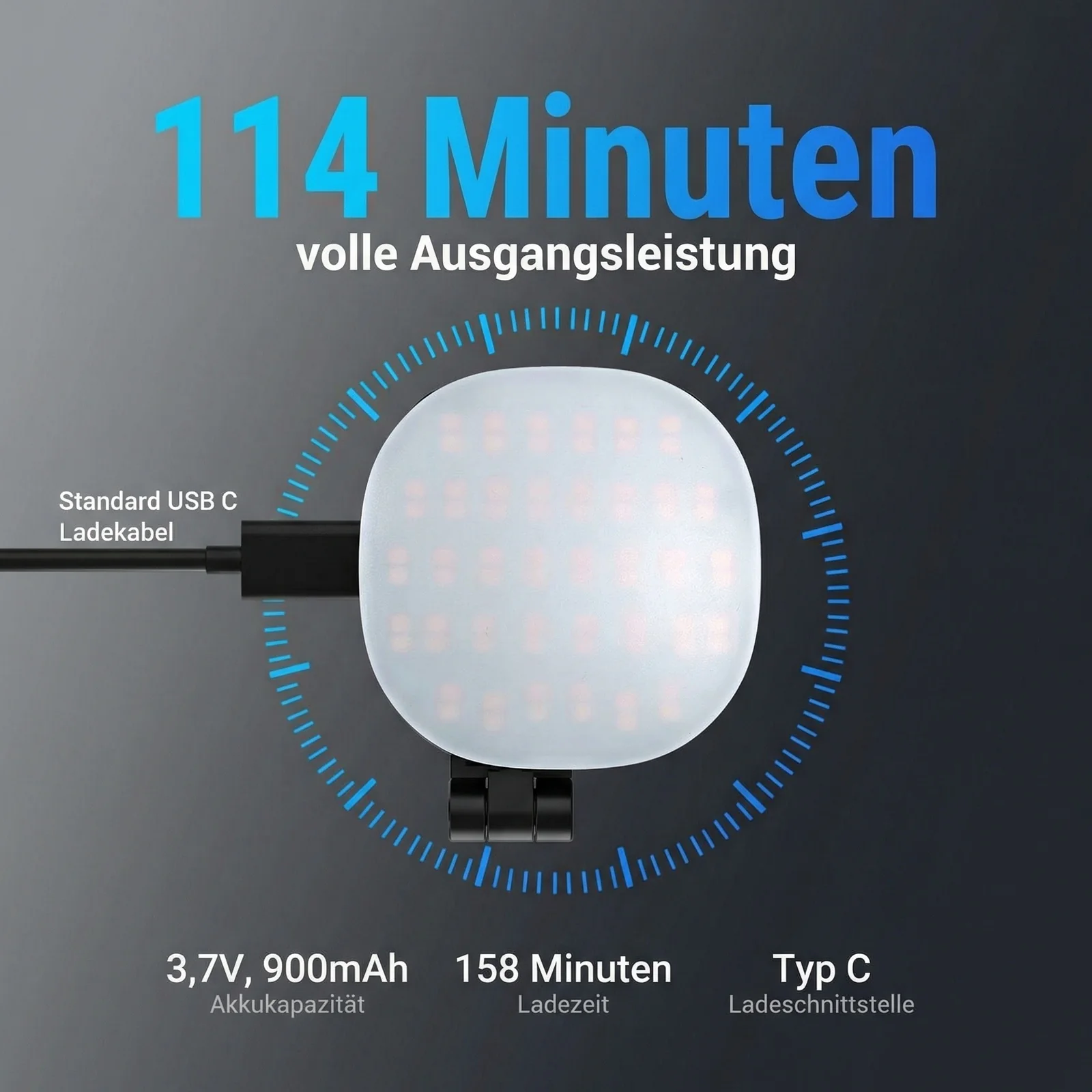 NEEWER BASICS NL72B Magnetisches Selfie Licht - Image 15