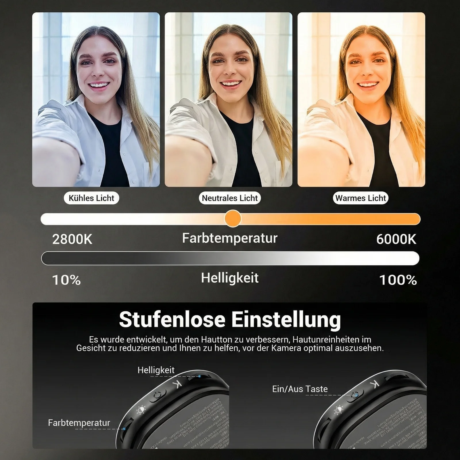 NEEWER BASICS NL72B Magnetisches Selfie Licht - Image 18