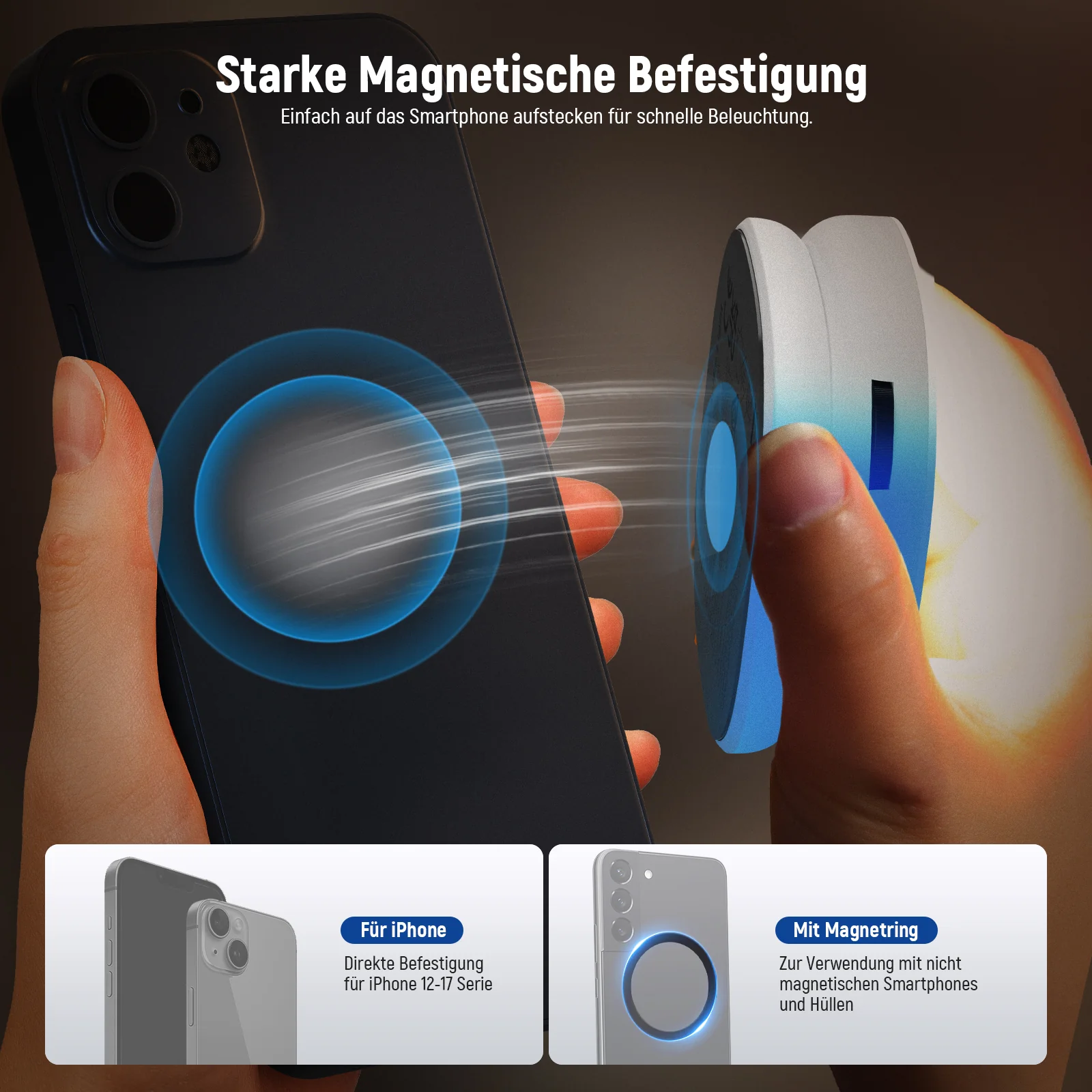 NEEWER BASICS NL72B Magnetisches Selfie Licht - Image 3