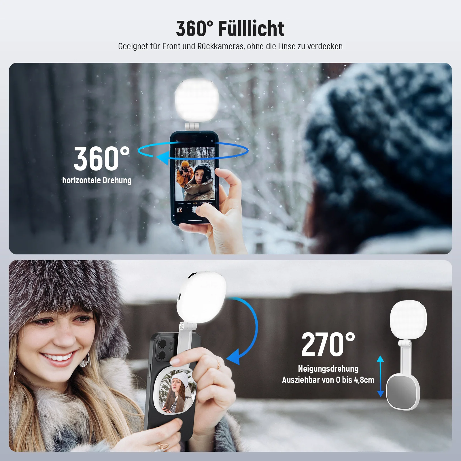 NEEWER BASICS NL72B Magnetisches Selfie Licht - Image 4