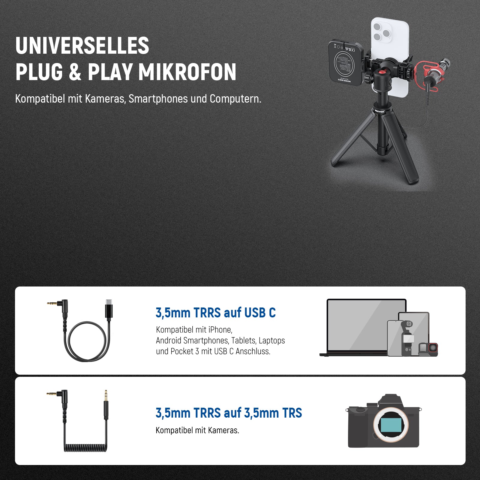 NEEWER BASICS PA050 Vlogging Set - Image 4