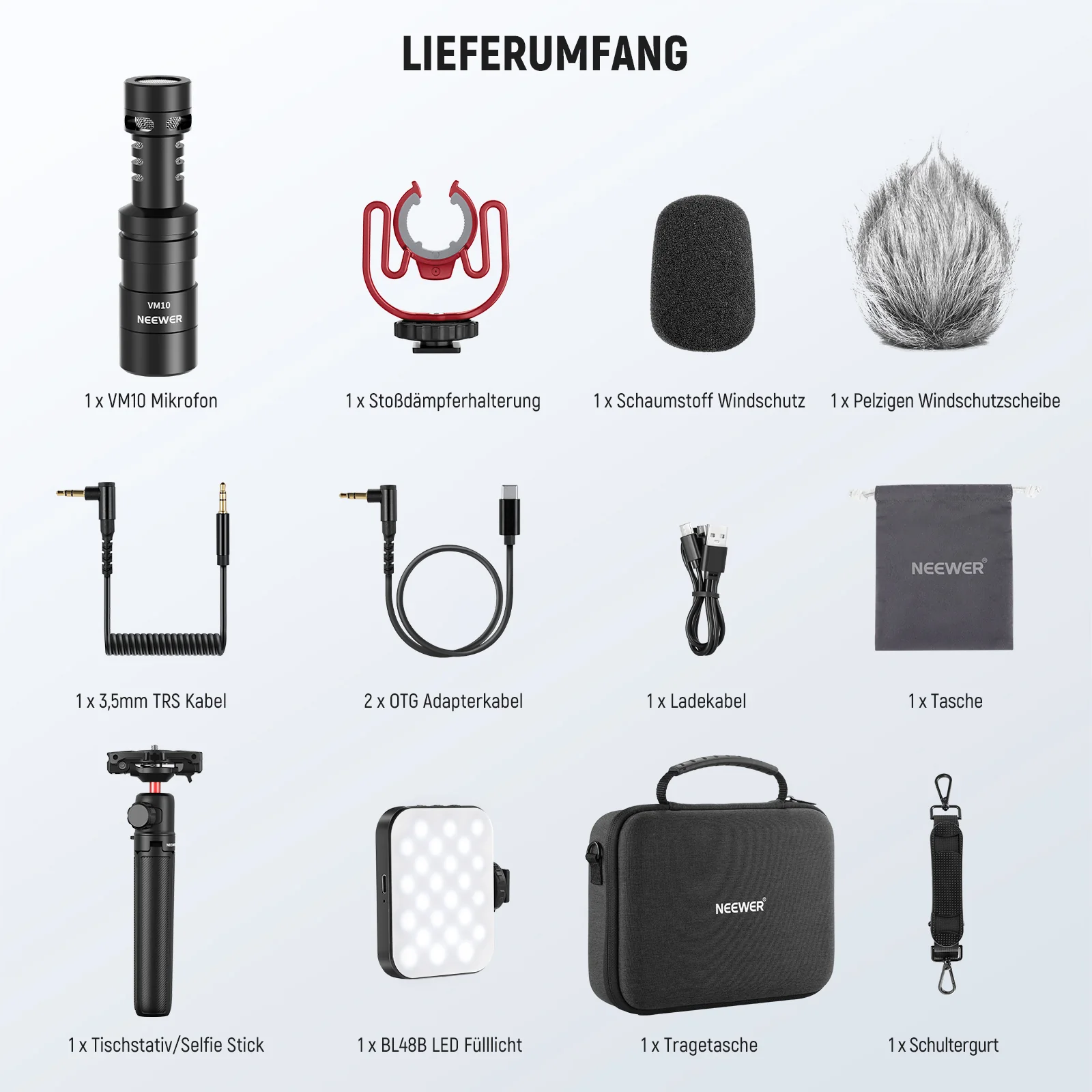 NEEWER BASICS PA050 Vlogging Set - Image 9