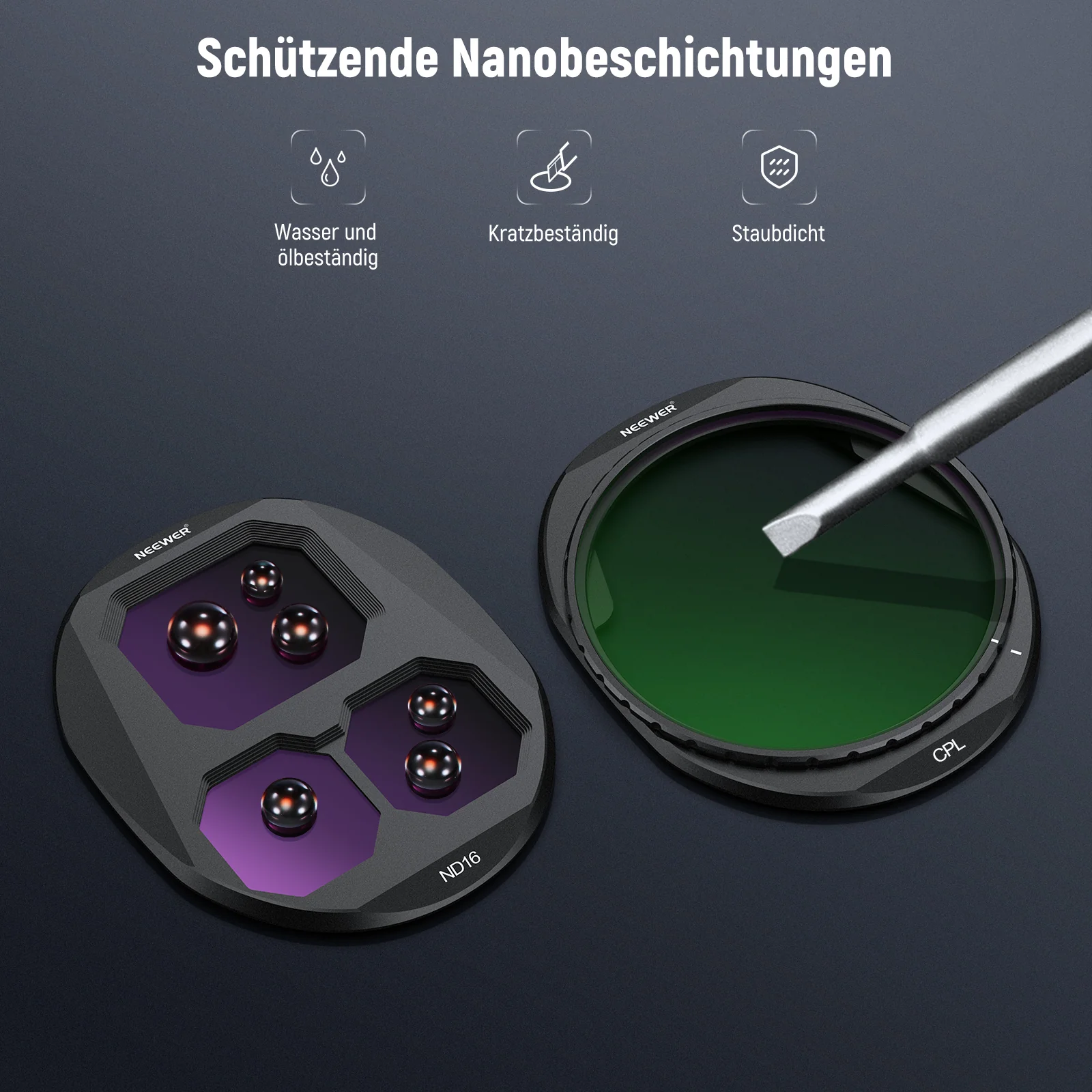 NEEWER CPL + ND Filter Set für DJI Mavic 4 Pro - Image 14