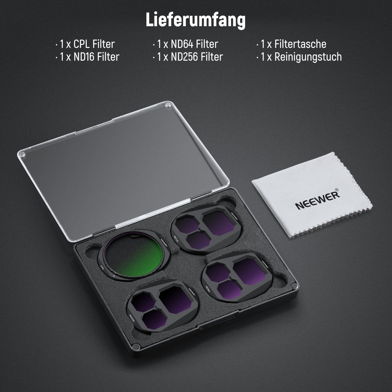 NEEWER CPL + ND Filter Set für DJI Mavic 4 Pro - Image 16