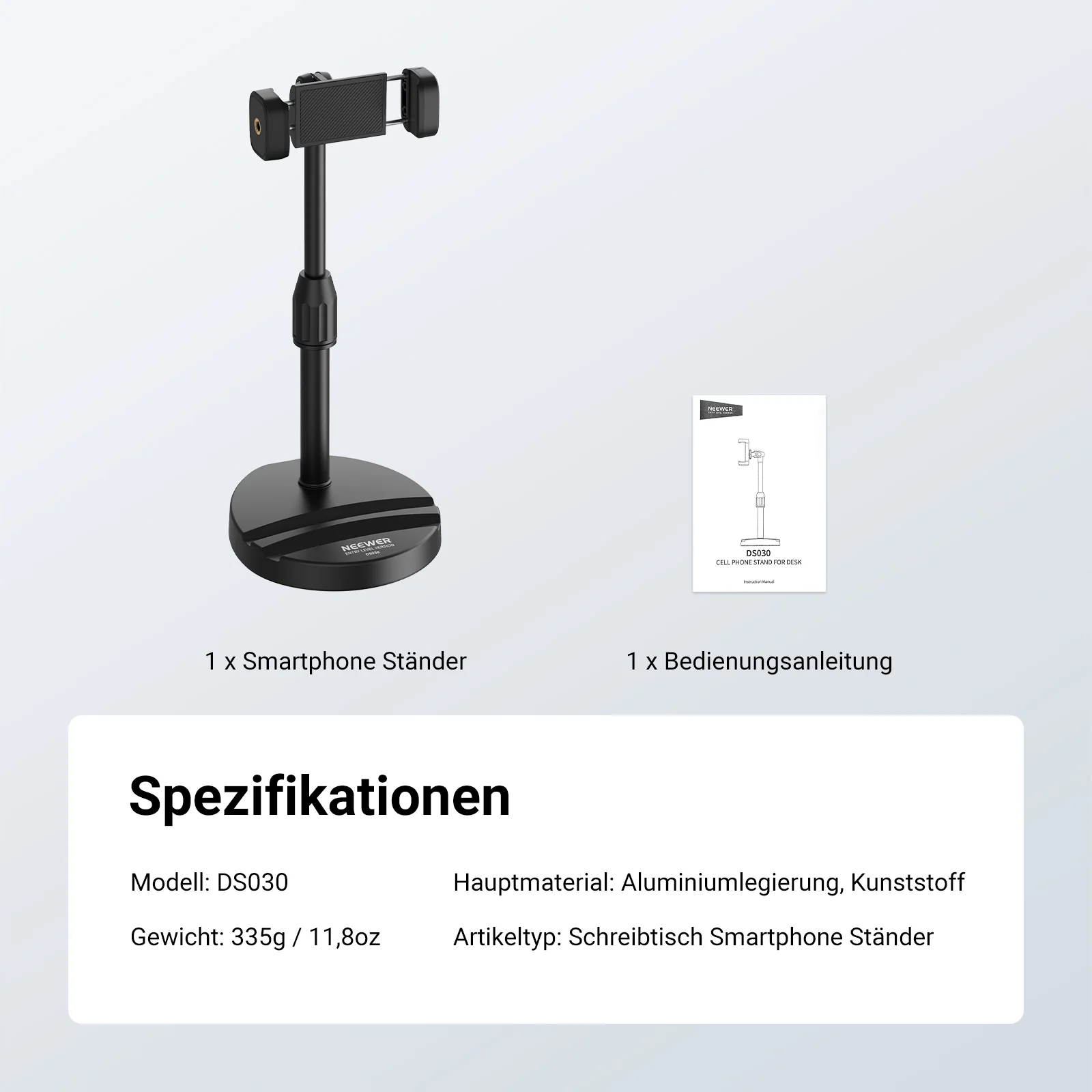 NEEWER ENTRY LEVEL VERSION DS030 Smartphone Ständer - Image 7