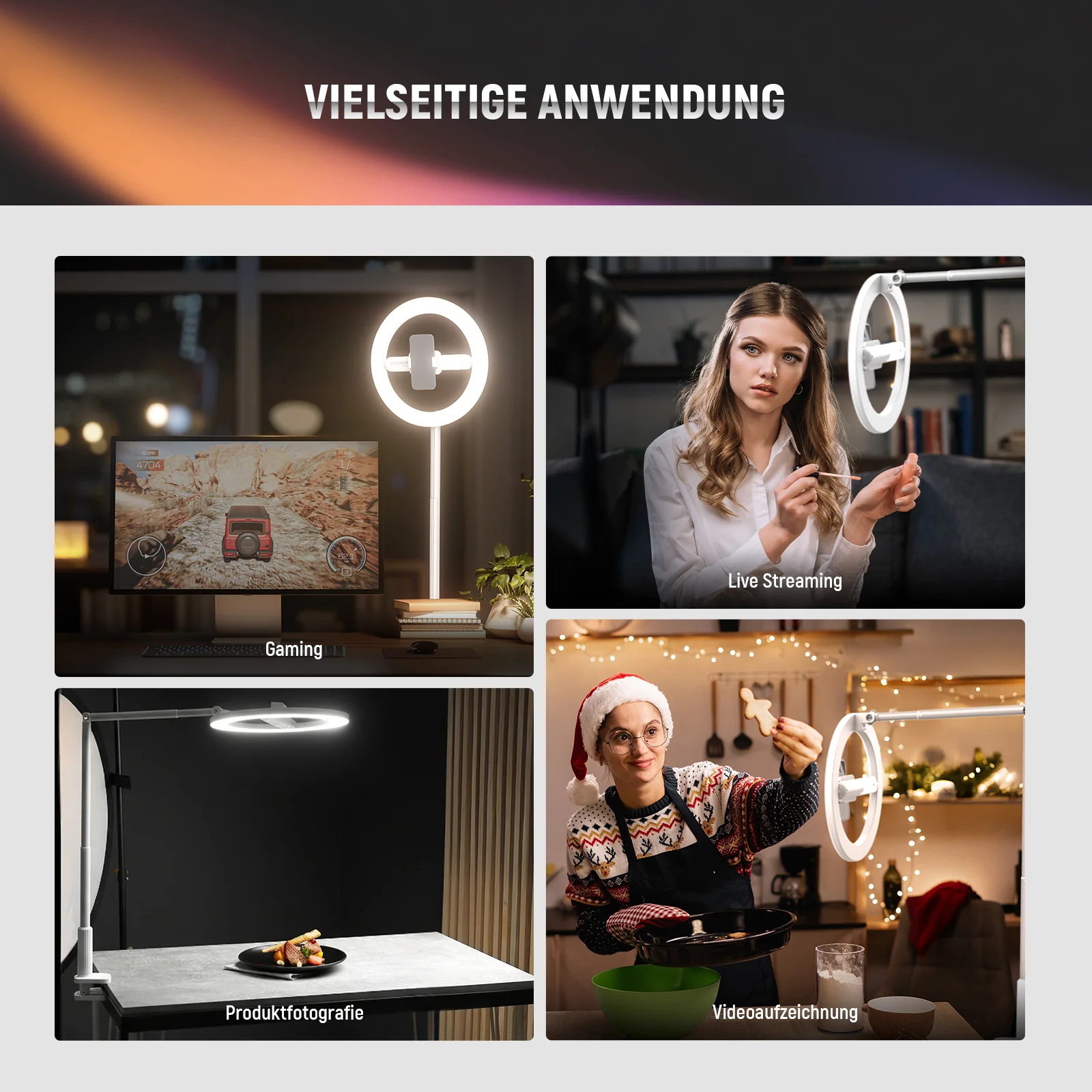 NEEWER ENTRY LEVEL VERSION 10" LED Selfie Ringlicht - Image 9