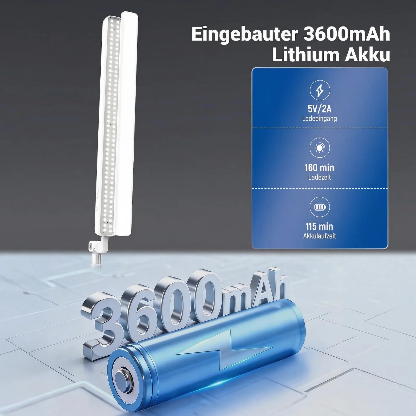 NEEWER ENTRY LEVEL VERSION N45 5W LED Schreibtisch-Videoleuchte mit Klemme - Image 4