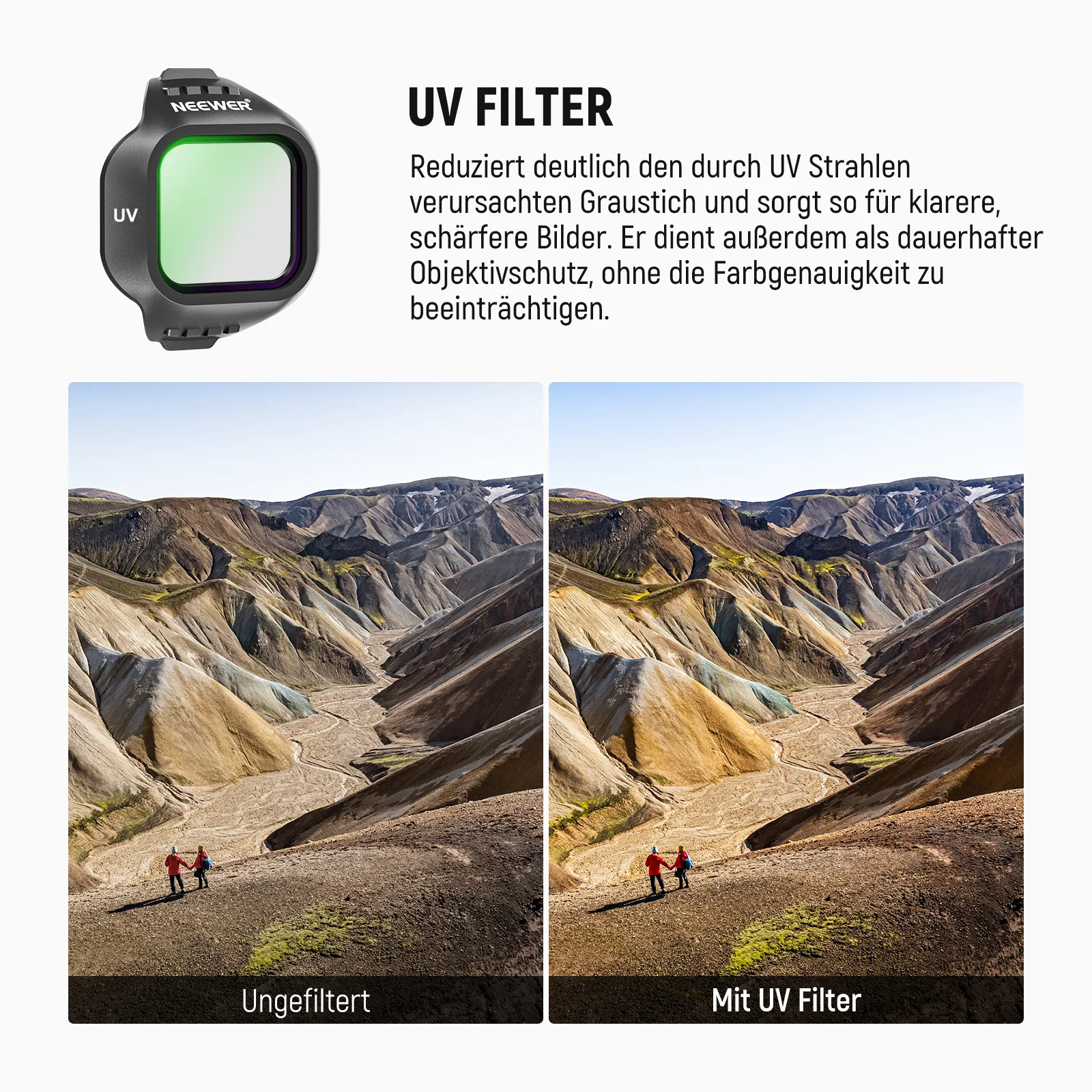 NEEWER CPL/UV Filter für DJI Mini 5 Pro Drone - Image 13