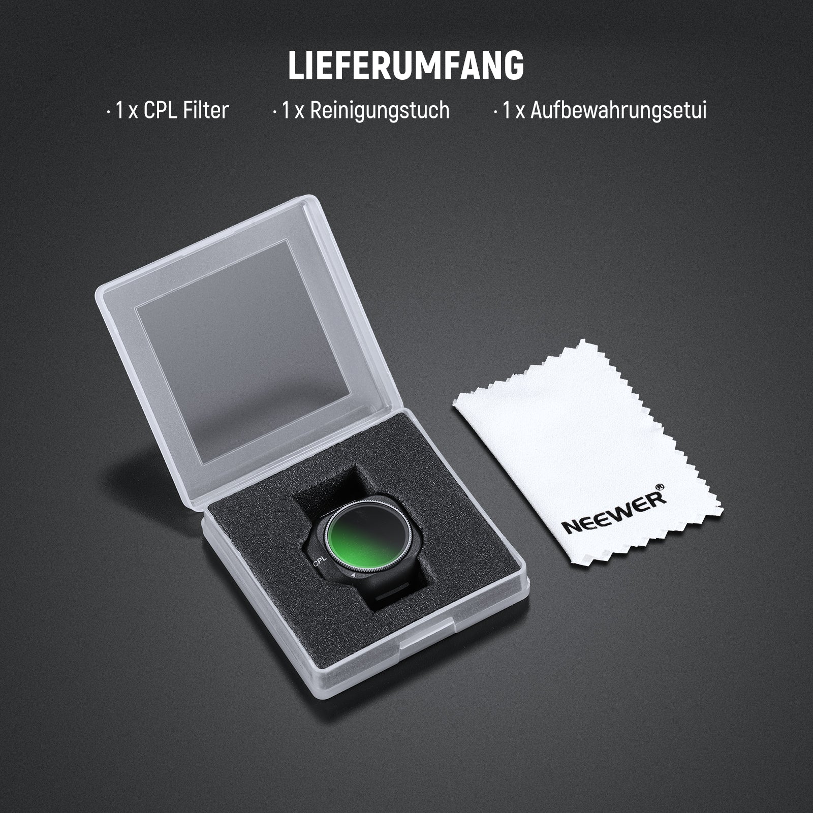 NEEWER CPL/UV Filter für DJI Mini 5 Pro Drone - Image 8