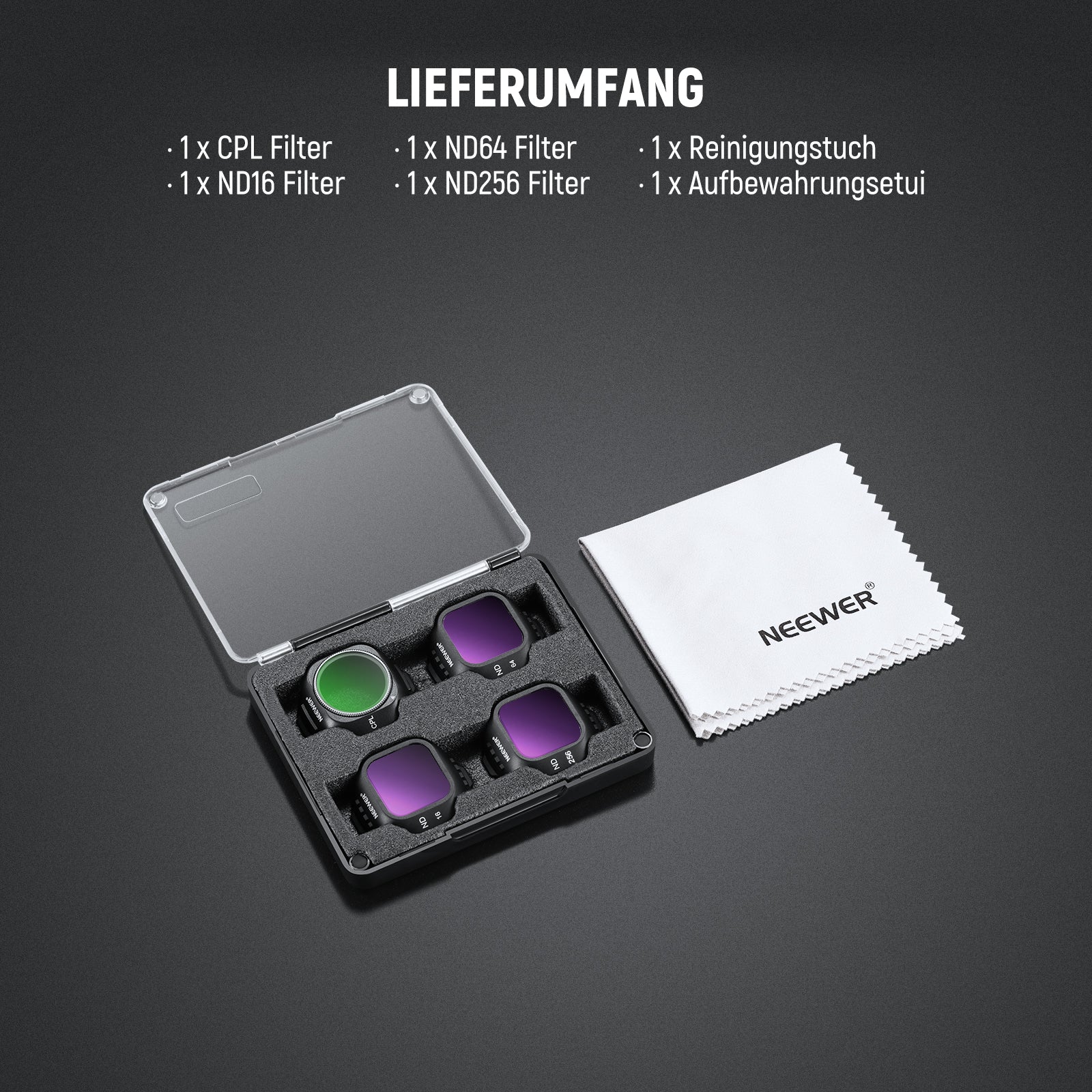 NEEWER Filter Set kompatibel mit DJI Mini 5 Pro Drone - Image 17