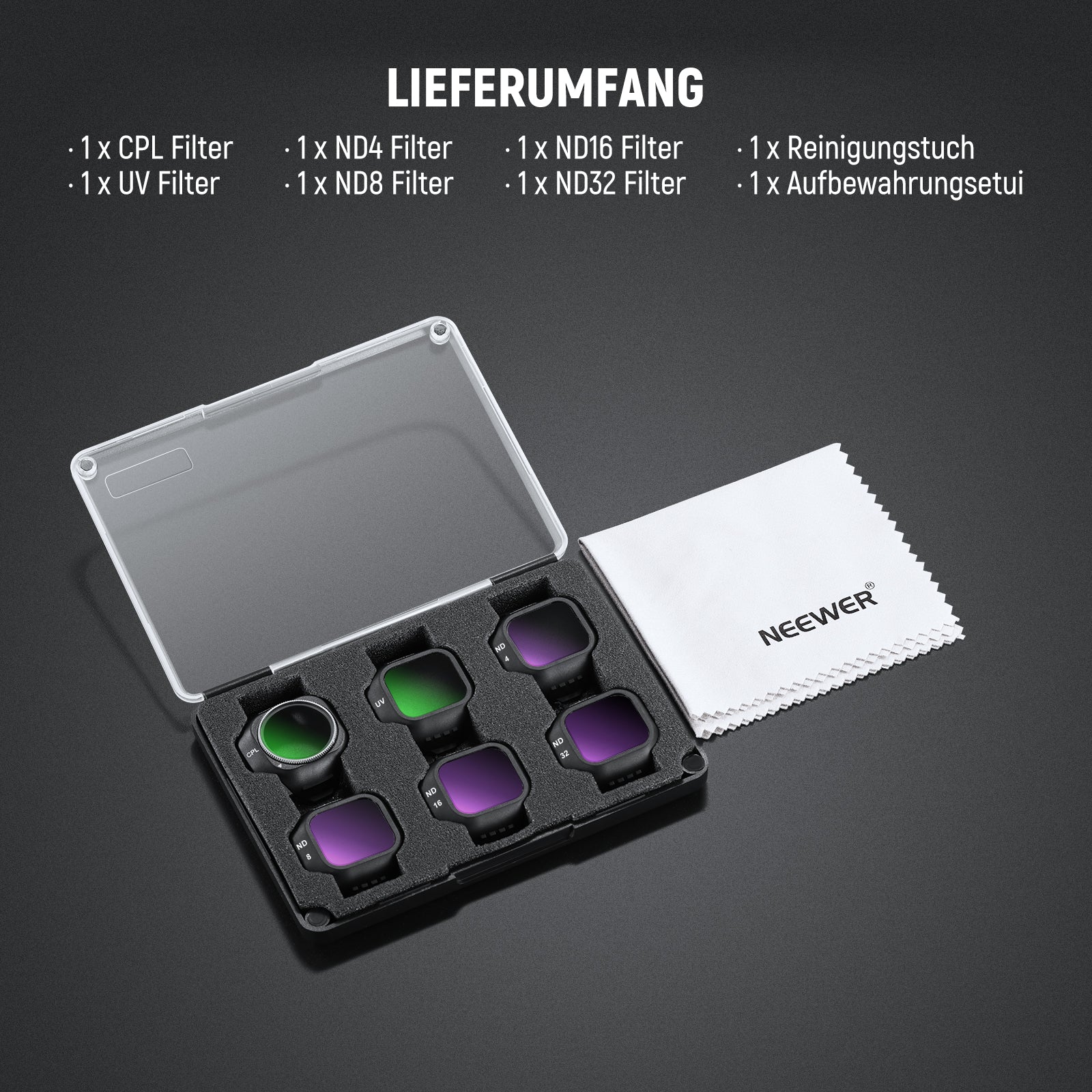 NEEWER Filter Set kompatibel mit DJI Mini 5 Pro Drone - Image 35