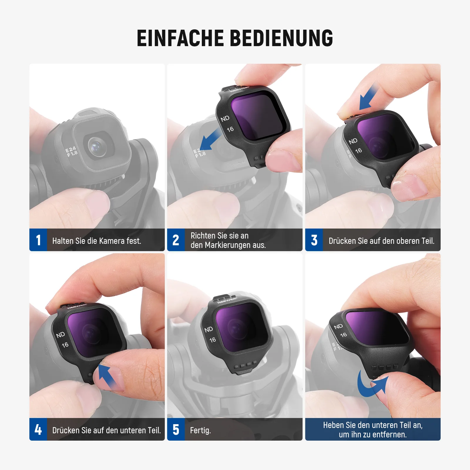 NEEWER Filter Set kompatibel mit DJI Mini 5 Pro Drone - Image 7