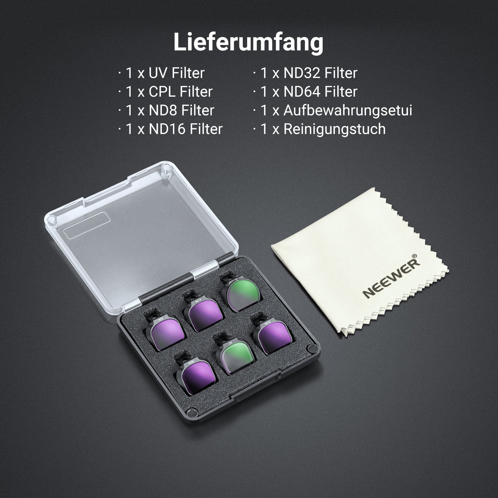 NEEWER Filter Set kompatibel mit DJI NEO 2 - Image 8