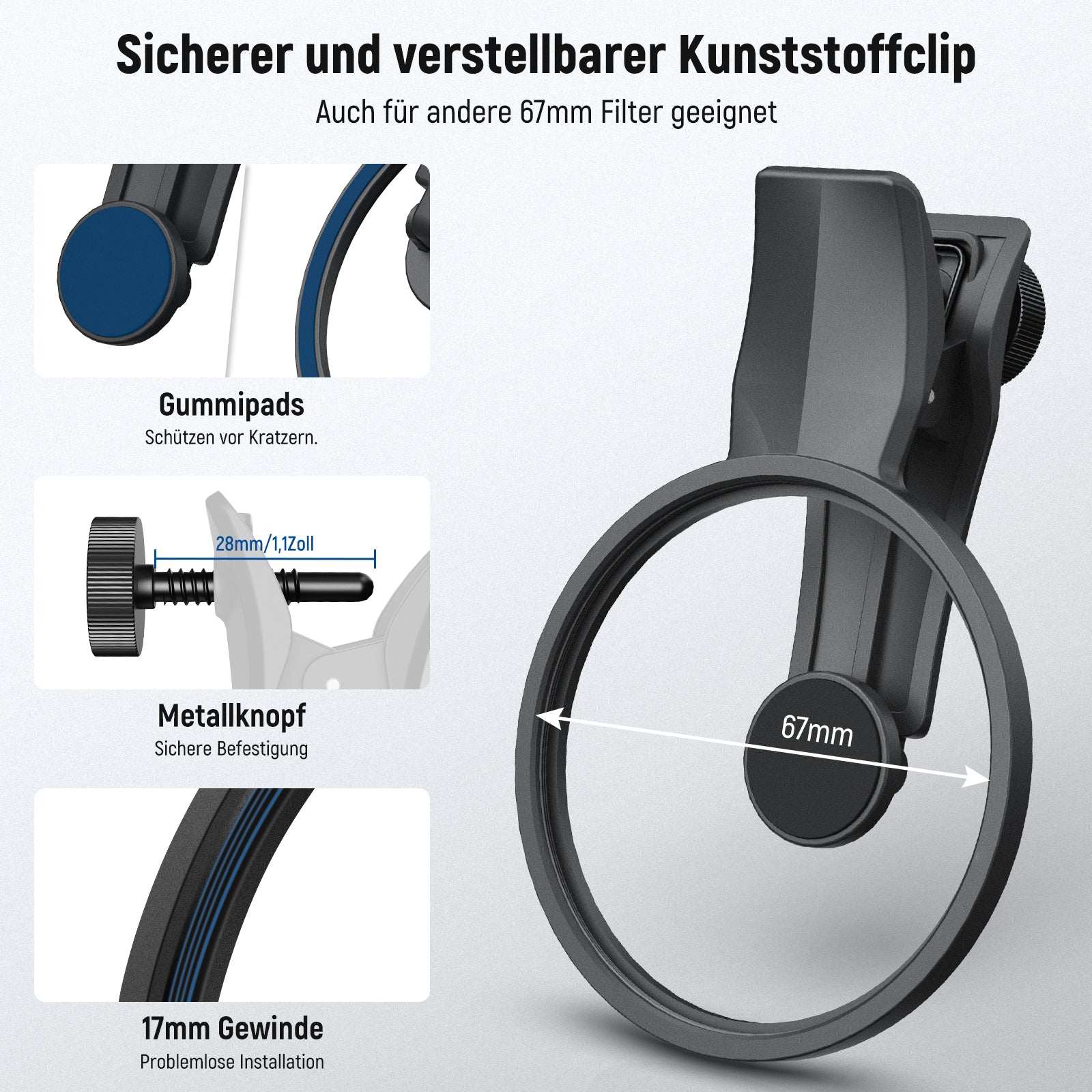 NEEWER FL-B37/FL-B38 67mm Filter Set für Smartphone - Image 15