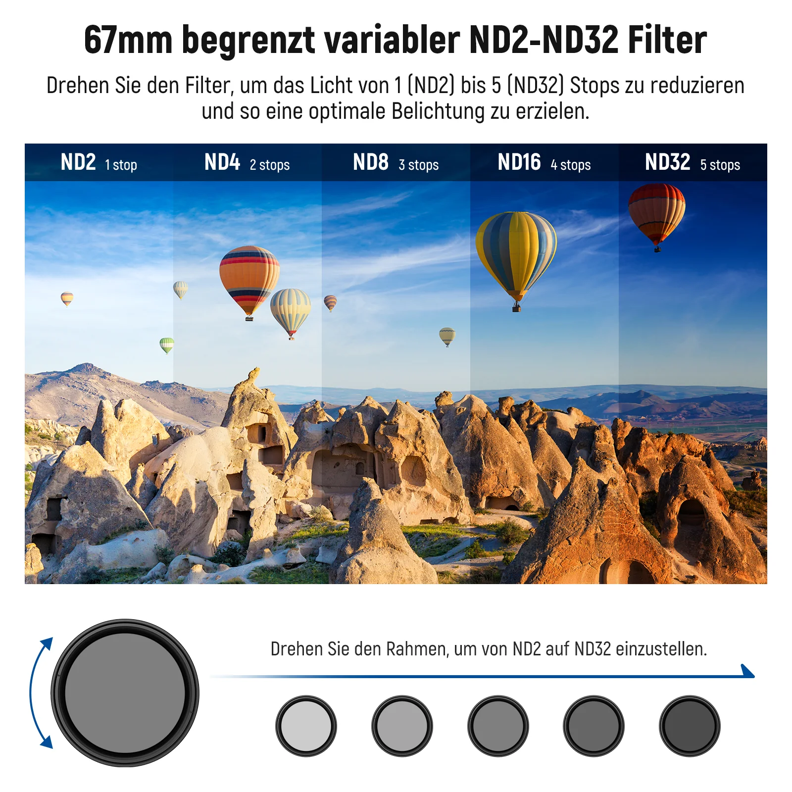 NEEWER FL-B37/FL-B38 67mm Filter Set für Smartphone - Image 3