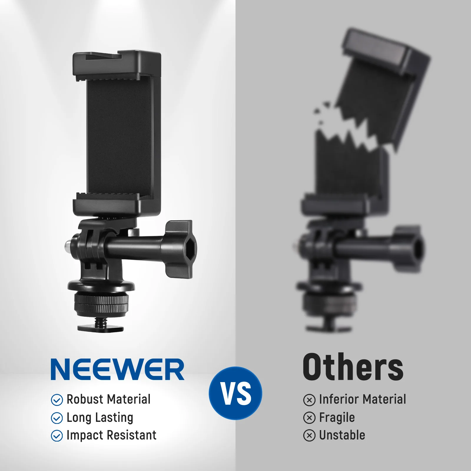 NEEWER Handyhalter/Blitzschuh Adapterset - Image 6