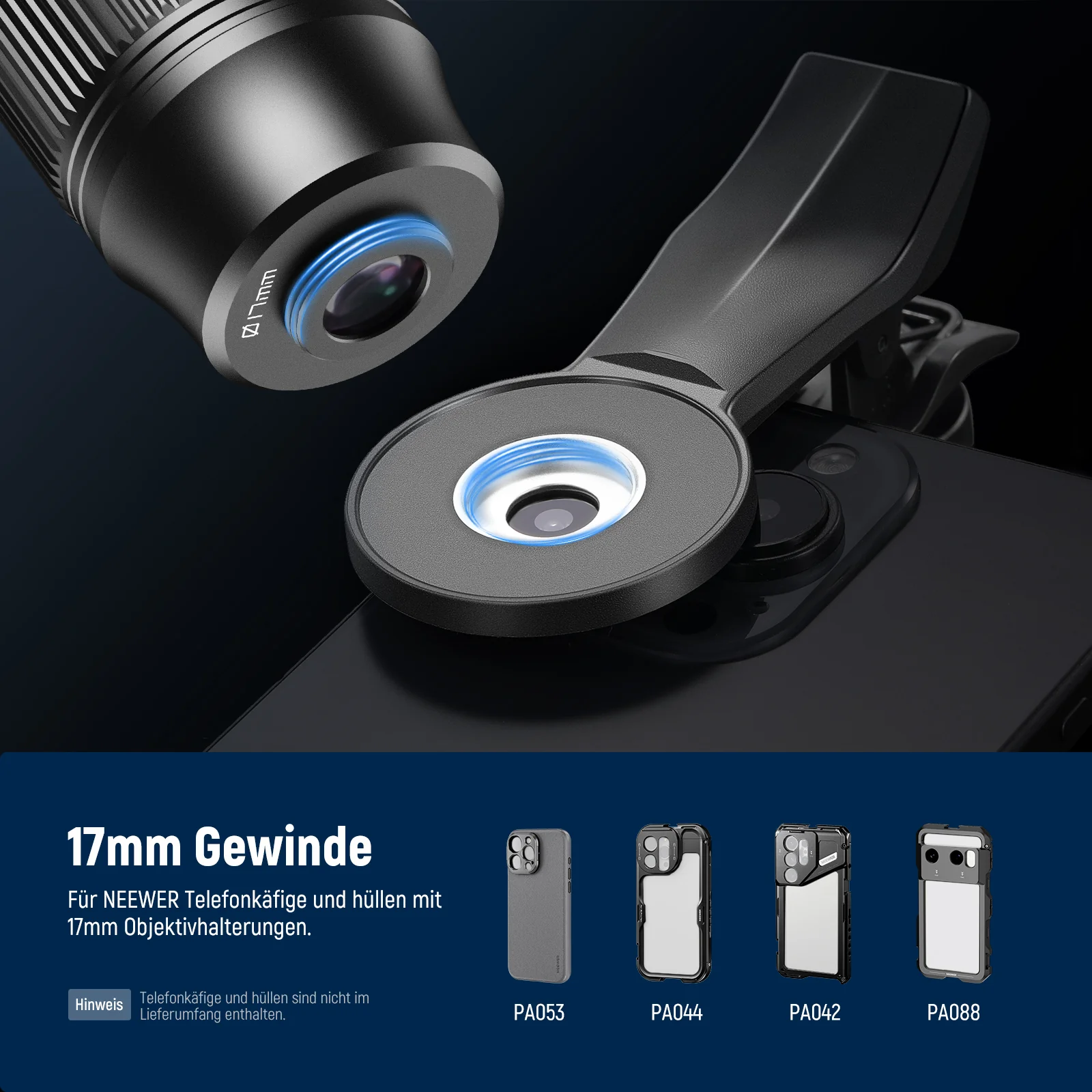 NEEWER LS-36 PRO 7X Teleobjektiv mit 17mm Gewinde-Handyobjektivclip - Image 6