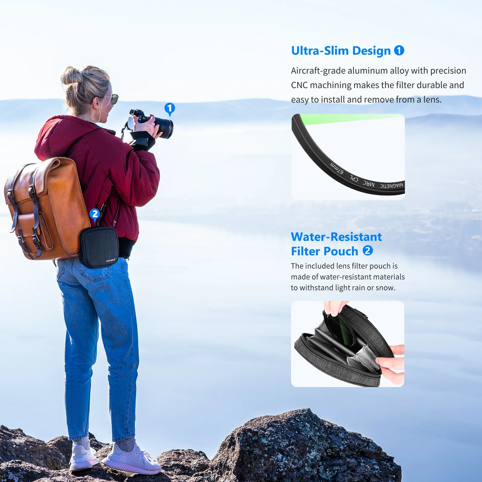 NEEWER  4-in-1 Magnetisches ND-Filter Set - Image 8