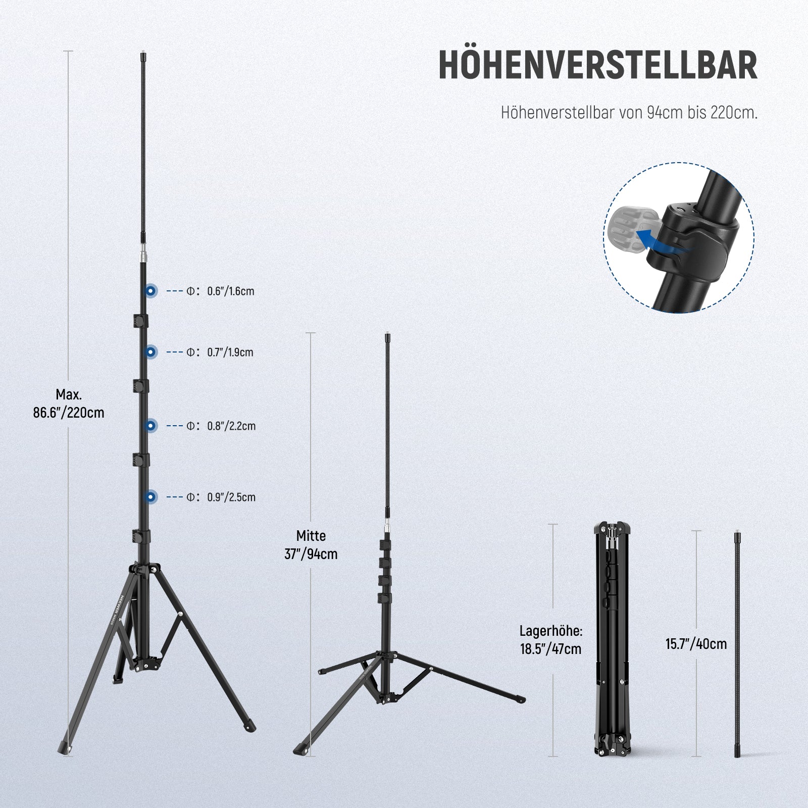 NEEWER MS010 Mikrofonständer - Image 4