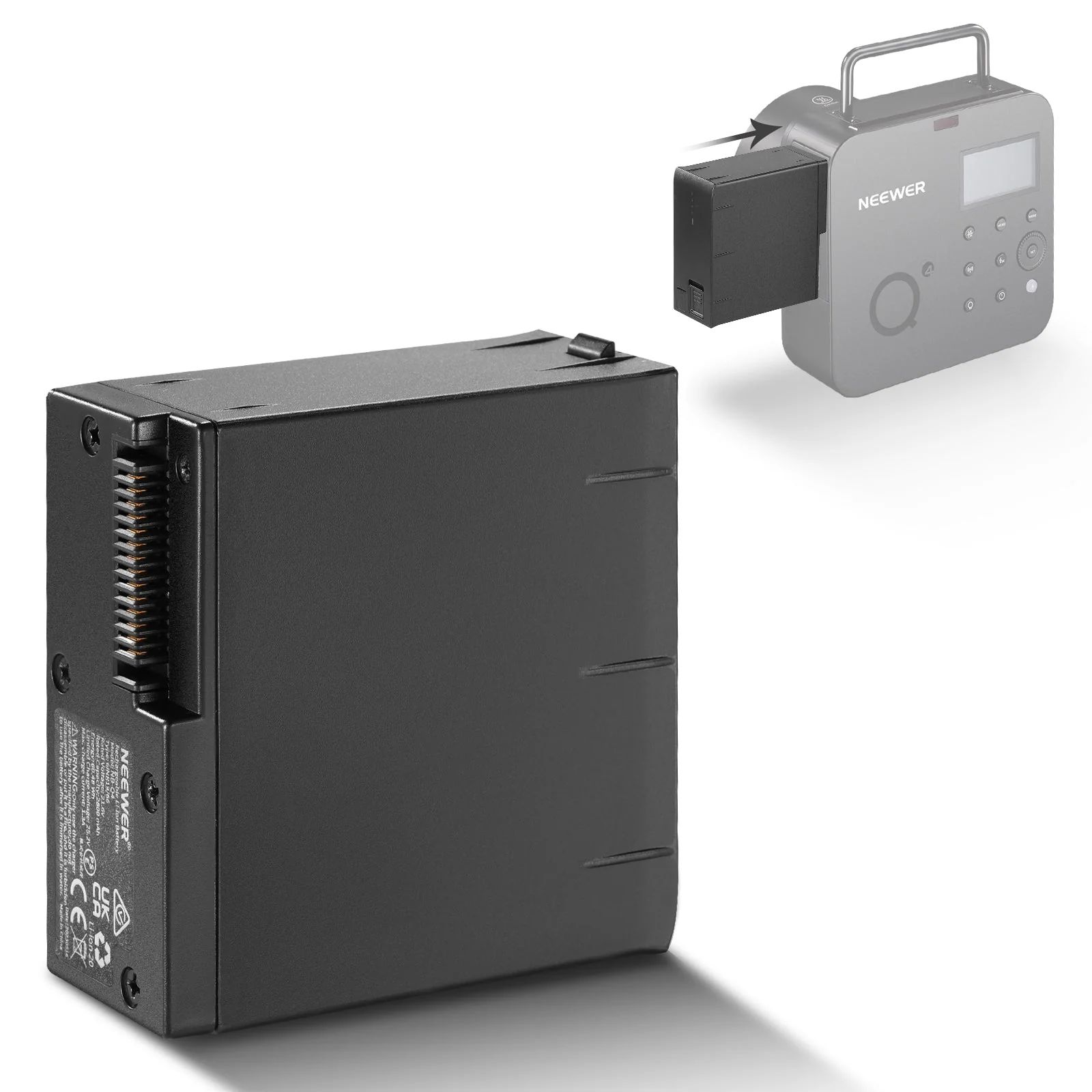 NEEWER NB-Q4 NEEWER Q4 Batterie Set 21.6V/2800mAh Lithium Akku Ersatz  für Q4 /Q4PRO Studio Blitz Speedlite Blitzlicht