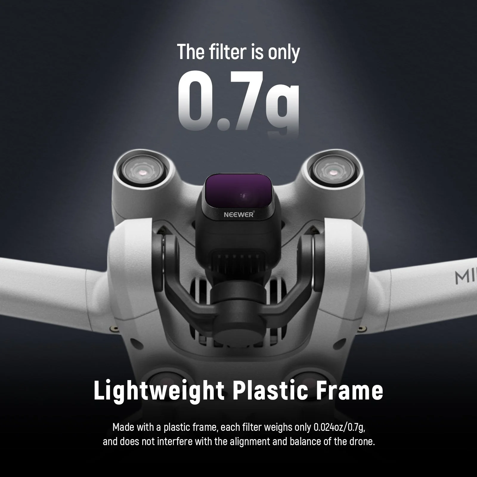 NEEWER Plastik ND Filter Set kompatibel mit  DJI Mini 3/Mini 3 Pro - Image 3