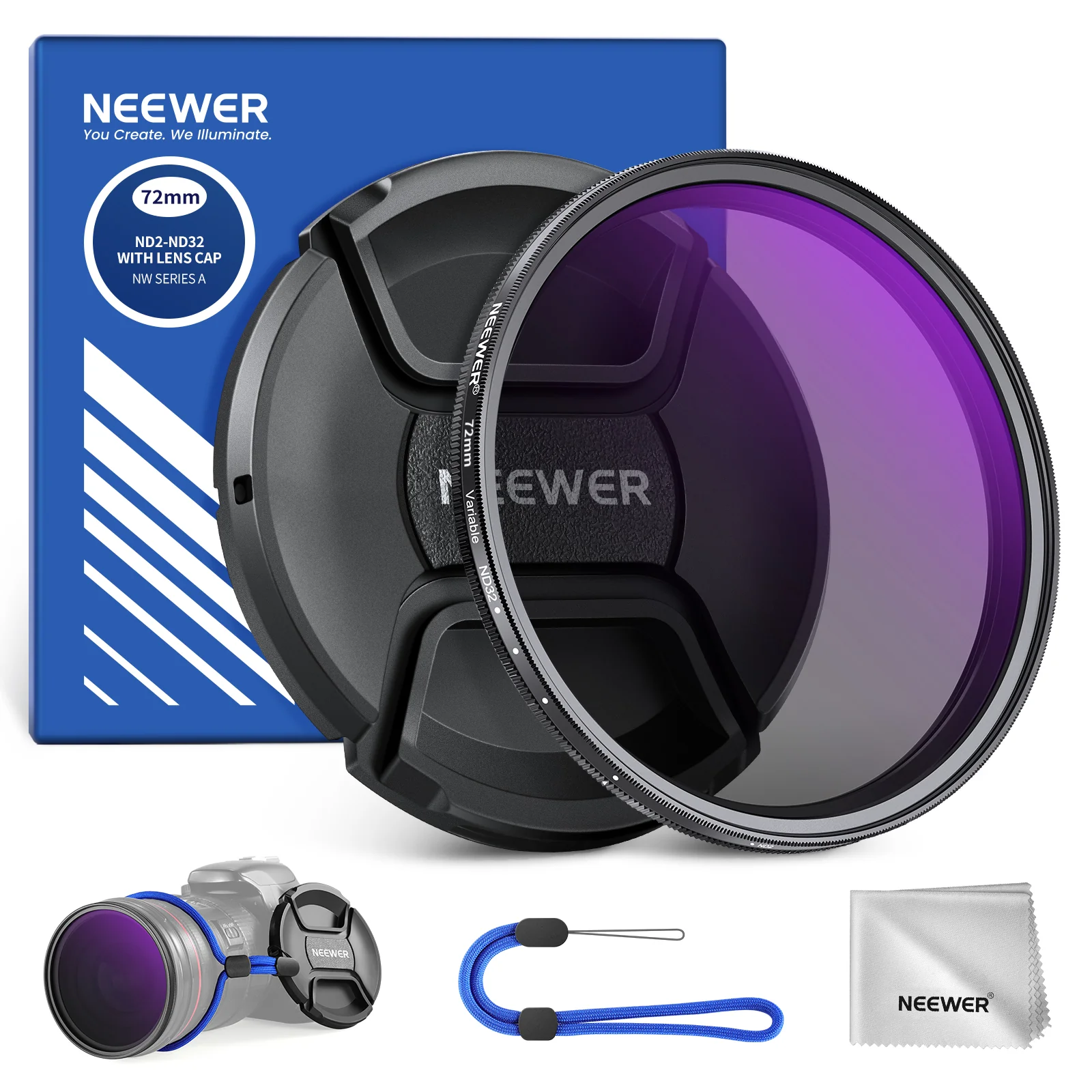 NEEWER ND2-32 (1-5 Stops) Variabler ND Filter mit Objektivdeckel - Image 19
