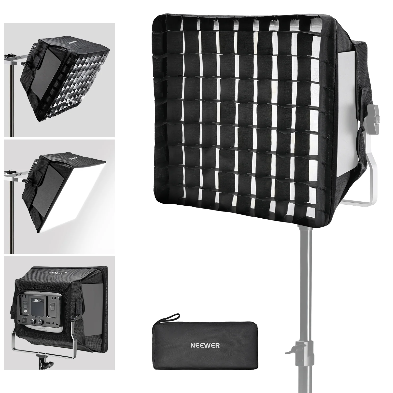 NEEWER NS4S verbesserter Softbox Diffusor für NL660 RGB660 PRO II LED Video Lichtpaneel