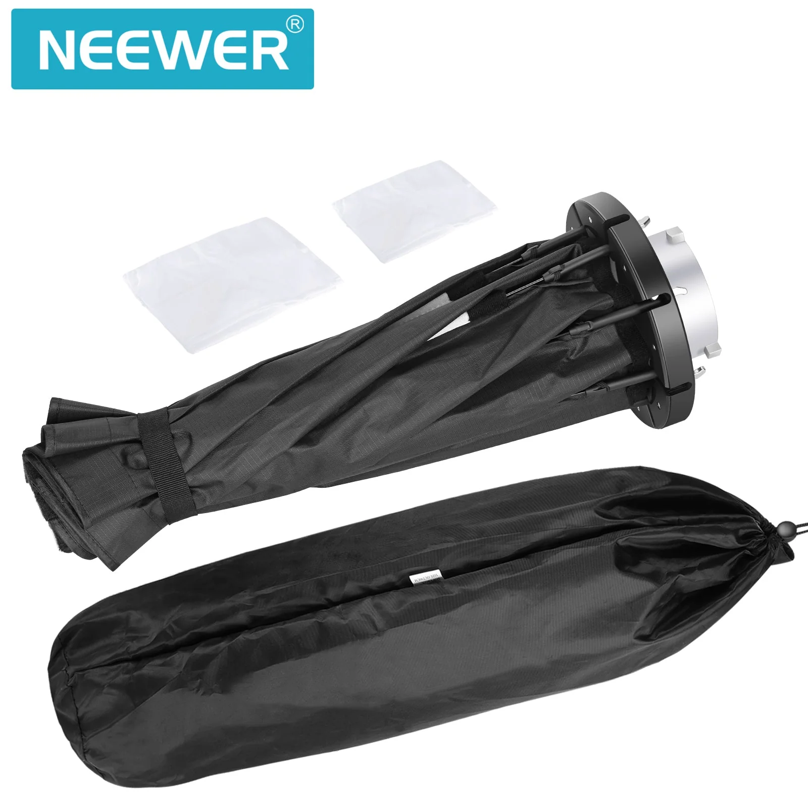 NEEWER SF-RPBO26 65CM / 90CM achteckige (octa) Softbox mit Bowens Mount - Image 7