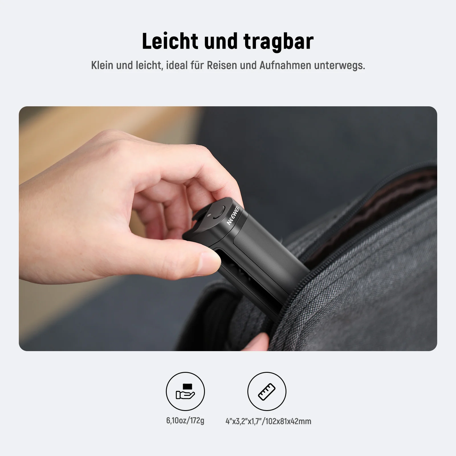 NEEWER PA005E Seitengriff mit Funk-Fernbedienung - Image 8