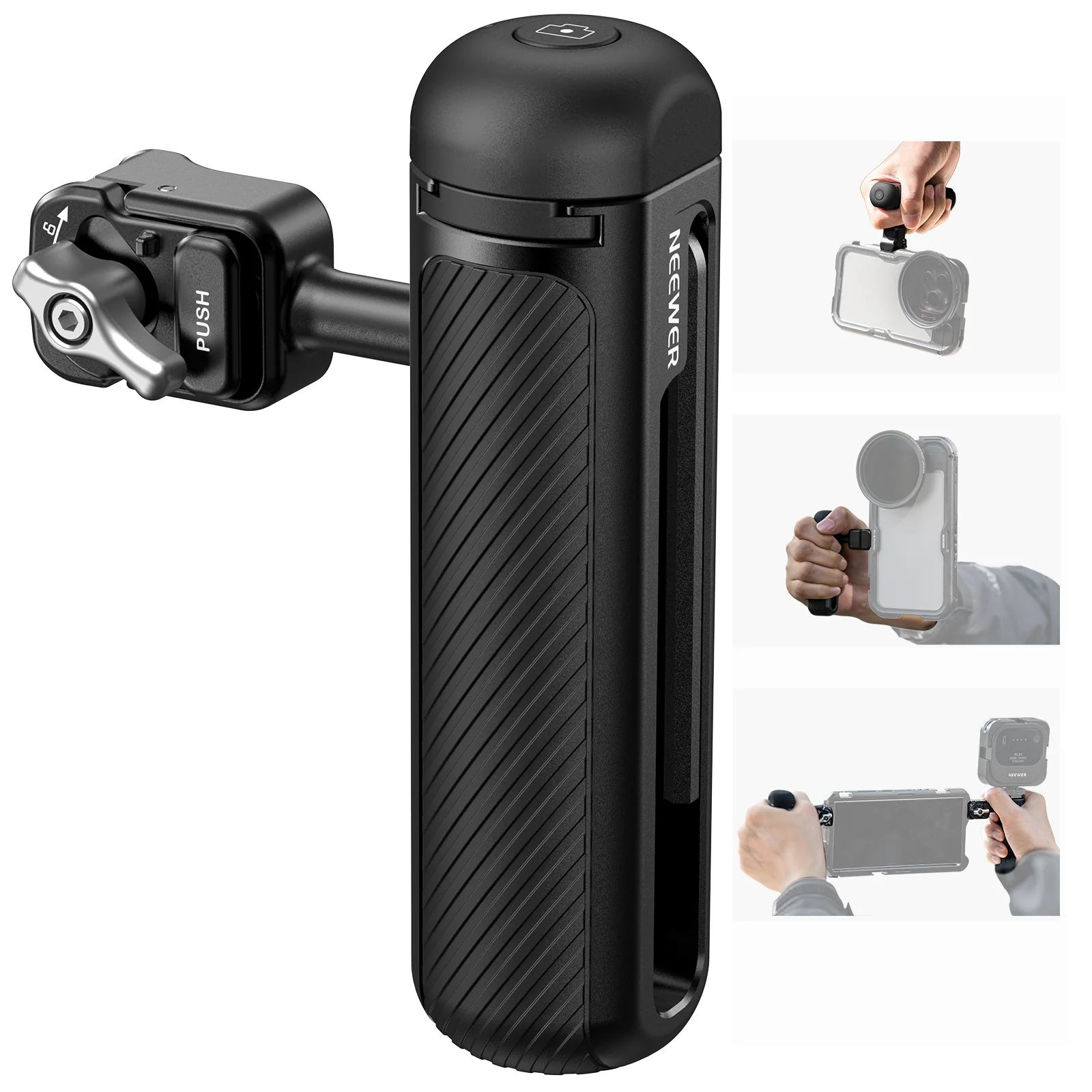 NEEWER PA045E Seitengriff mit Bluetooth Fernauslöser