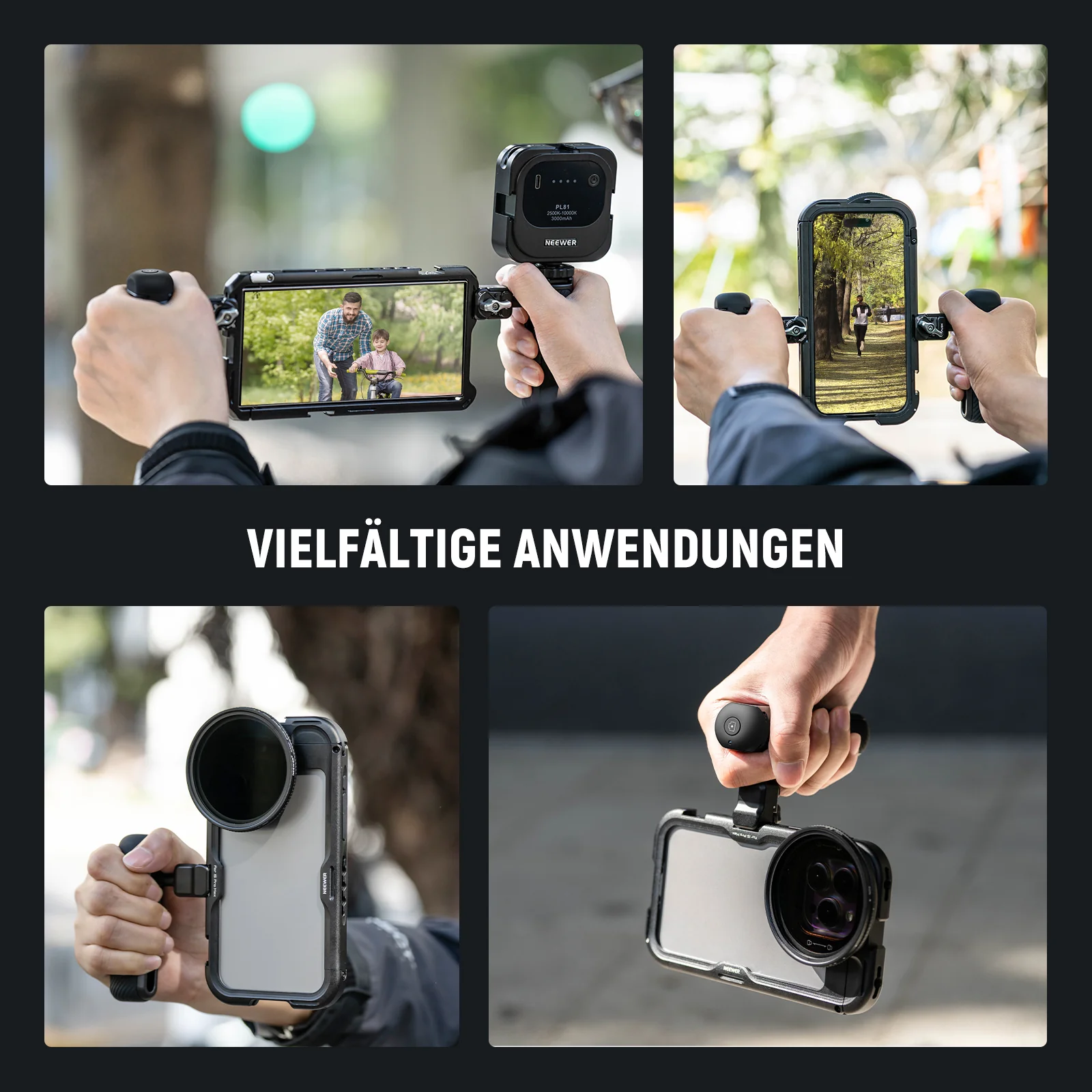 NEEWER PA045E Seitengriff mit Bluetooth Fernauslöser - Image 7