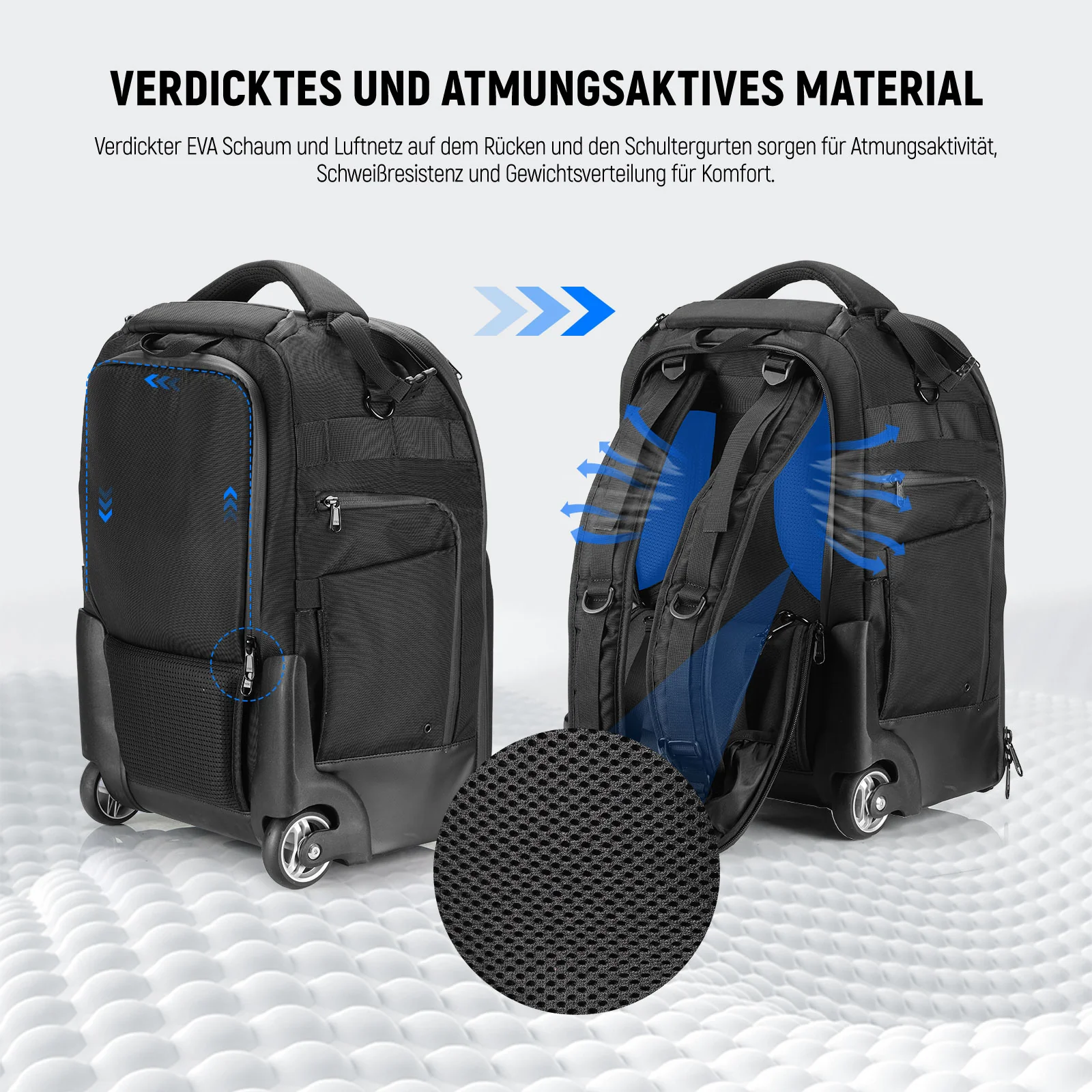 NEEWER PB027 2 in 1 Trolley Kamerarucksack - Image 5