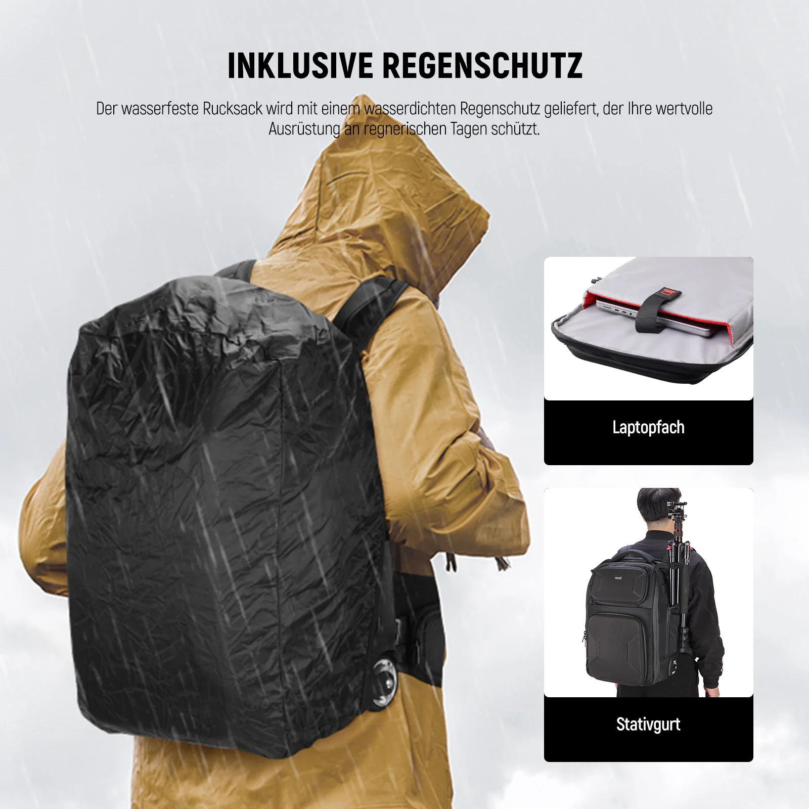 NEEWER PB027 2 in 1 Trolley Kamerarucksack - Image 6