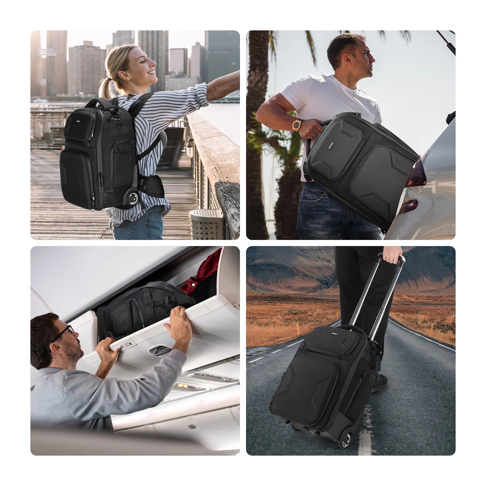 NEEWER PB027 2 in 1 Trolley Kamerarucksack - Image 9
