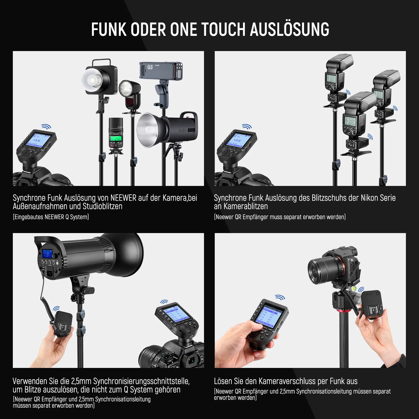 NEEWER QPRO TTL Funk Blitzauslöser - Image 12